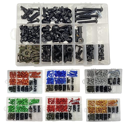 LK LEAPING KNIGHT 210PCS Motorcycle Fairing Bolt Kit 1