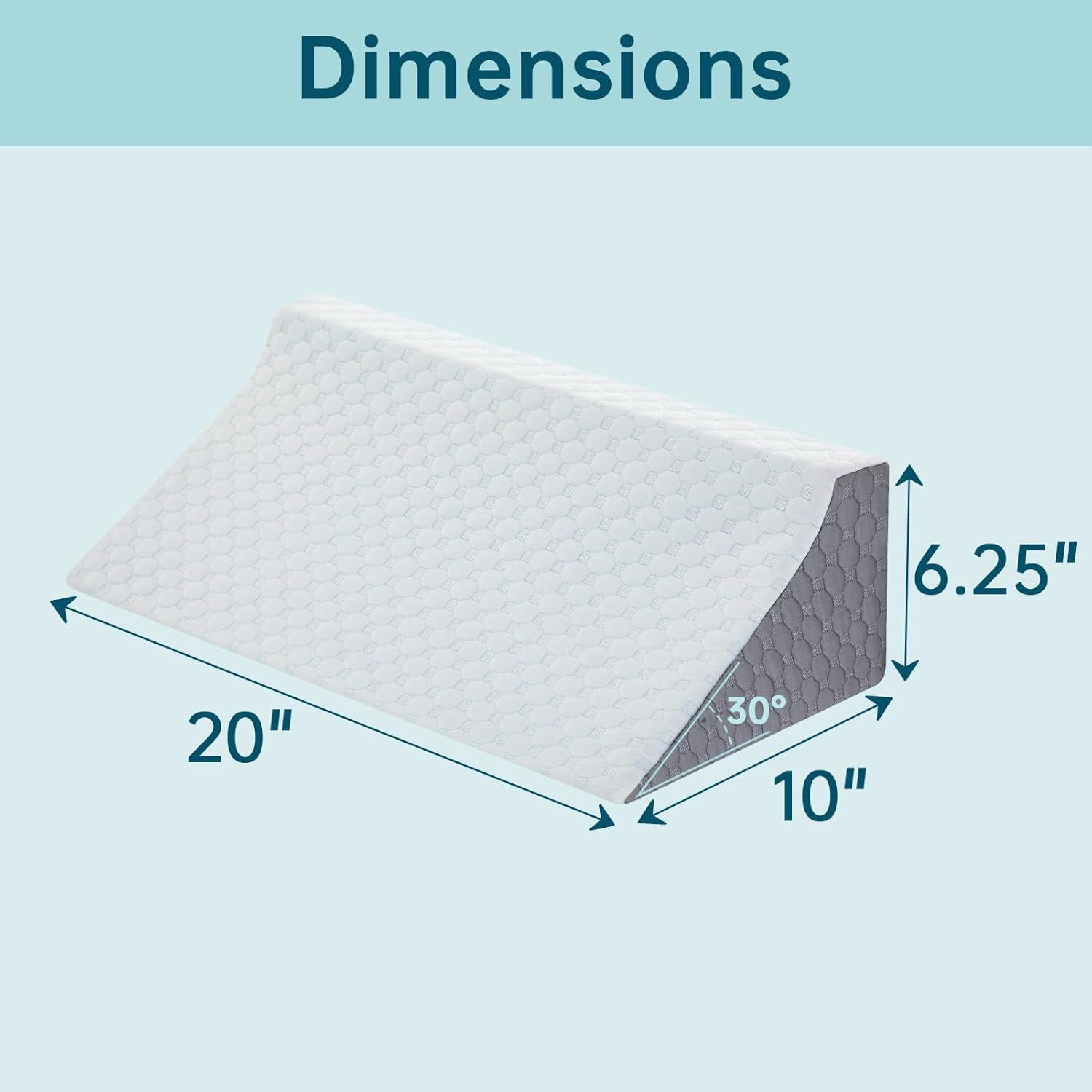 Wedge Pillow for Side Sleepers Back Pain Relief Support