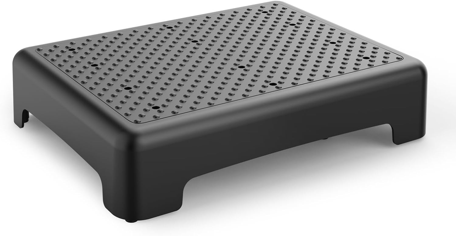 HBTower Mobility Step Stool - Non-Slip Portable Black