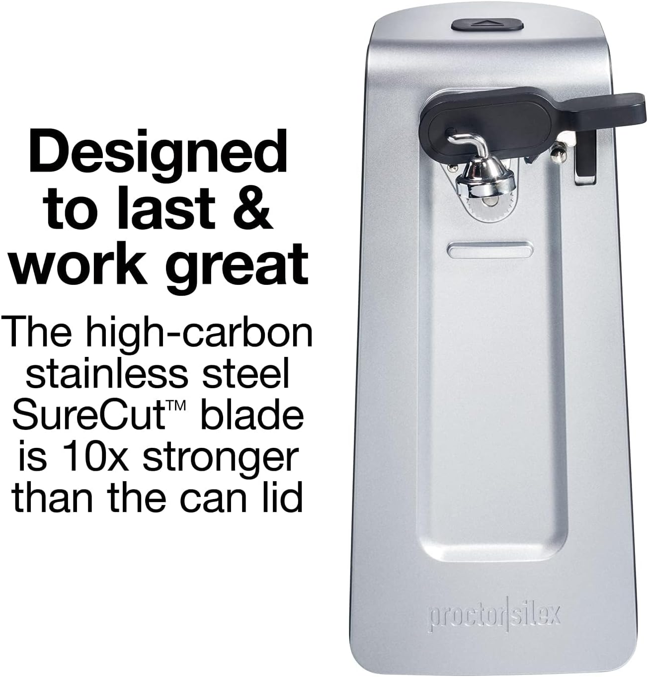 Proctor Silex Electric Can Opener with Stainless Steel Blade 1