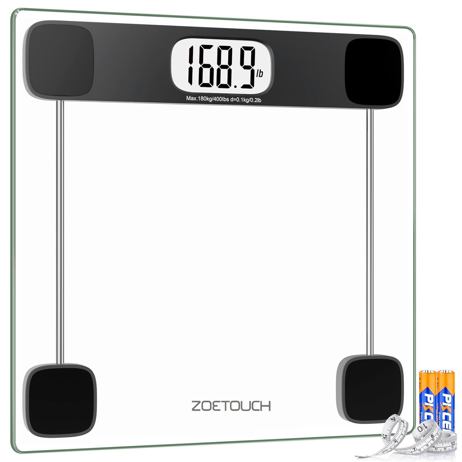 ZOETOUCH Digital Body Weight Scale 400lbs