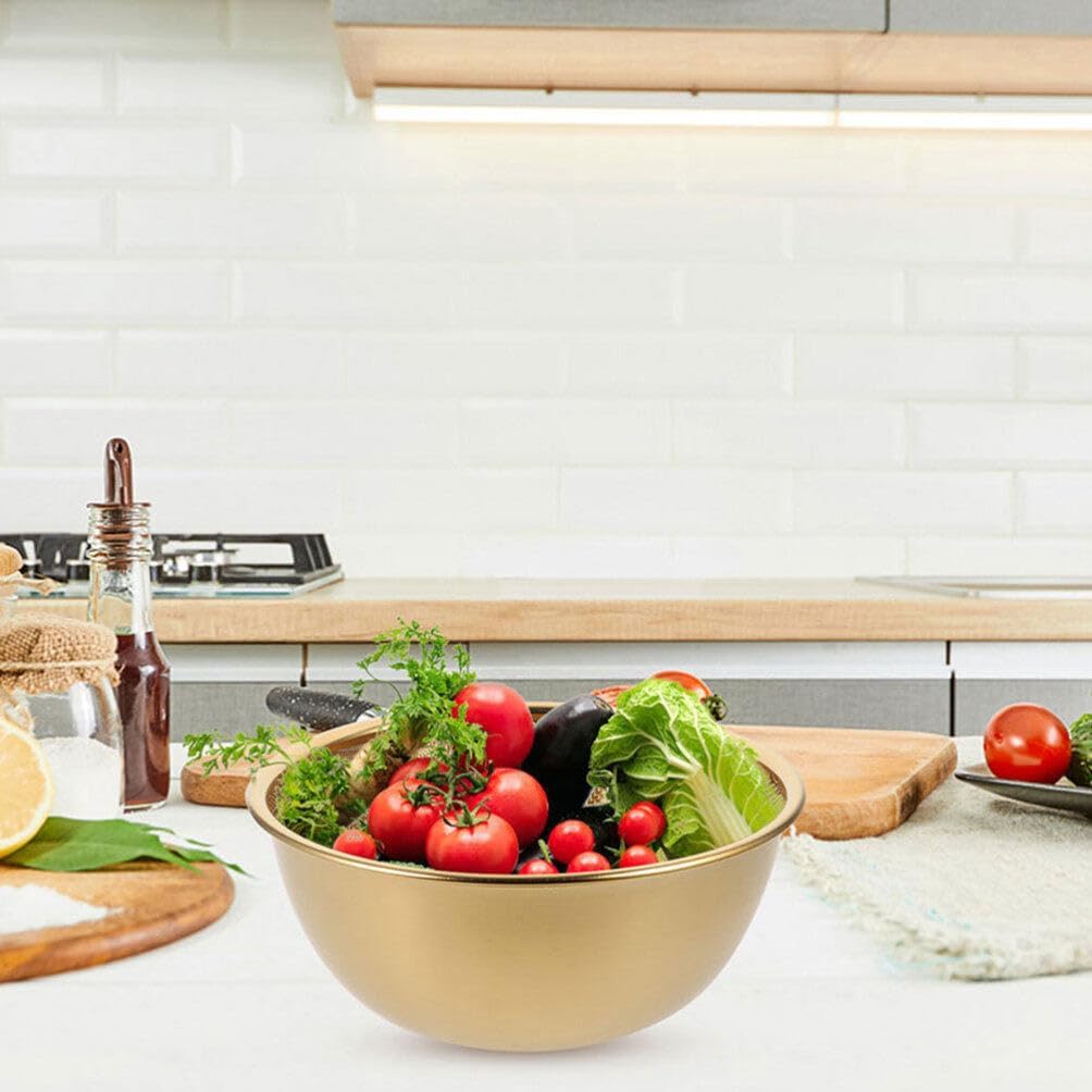 304 Stainless Steel Colander with Mixing Bowls Set