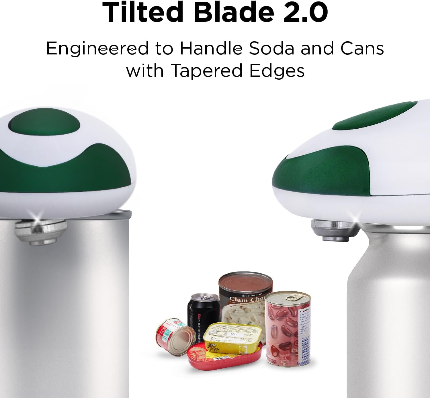 Kitchen Mama Auto 20 Electric Can Opener - Alpine Green