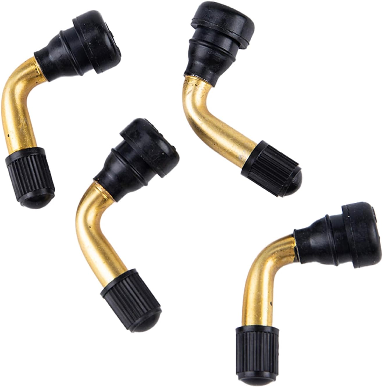 YUENTOEN 4Pcs 45 Degree Bent Valve Stem for Tubeless Tires 1