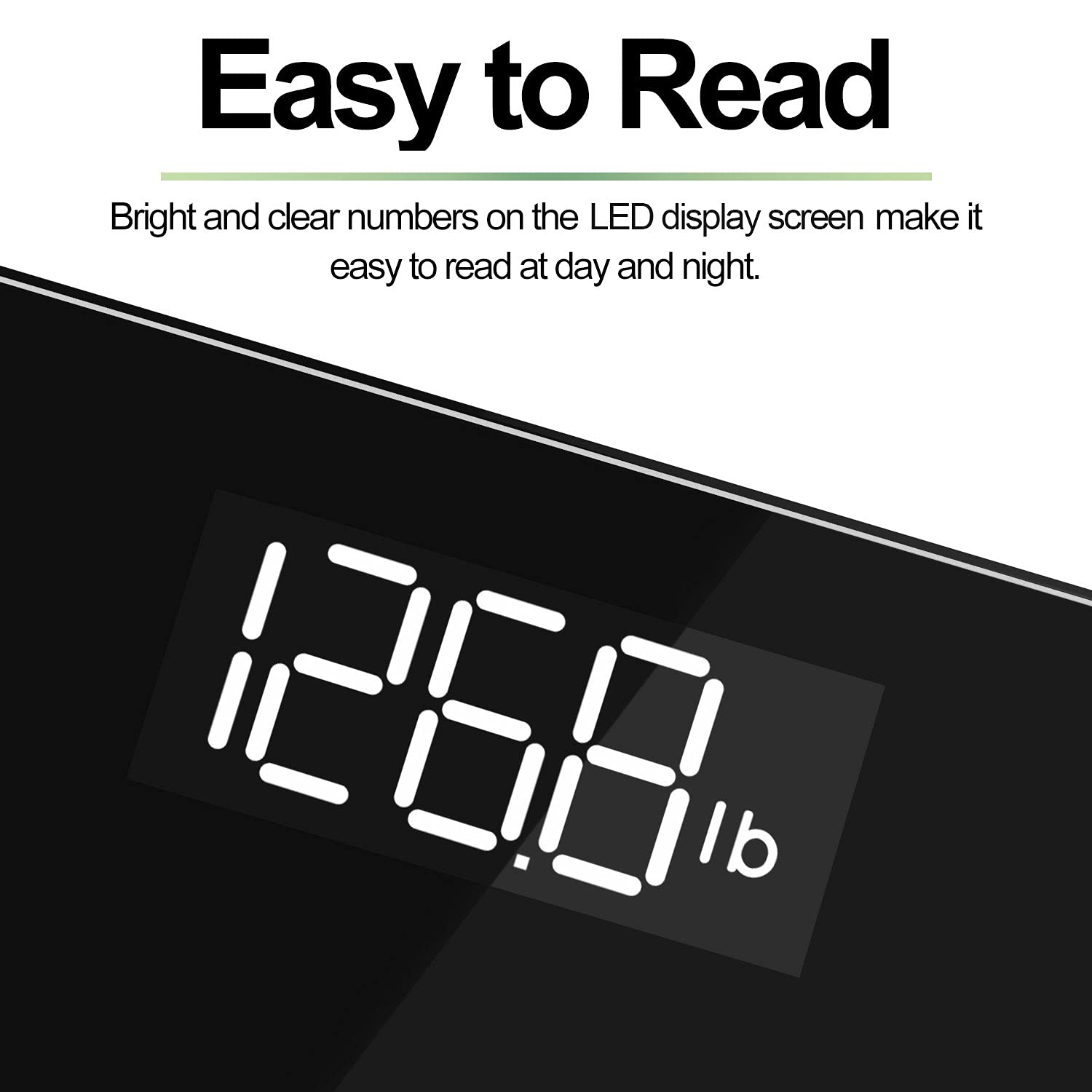 RENPHO Digital Bathroom Scale with Backlit LED Display