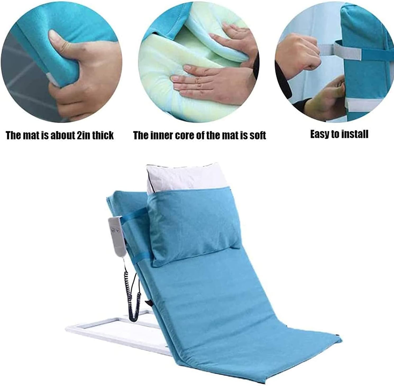Clamp Electric Bed Backrest with Remote Control