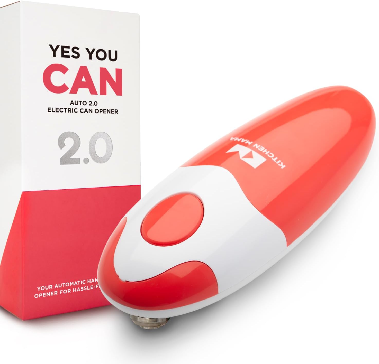 Kitchen Mama Auto 20 Electric Can Opener - Red 1
