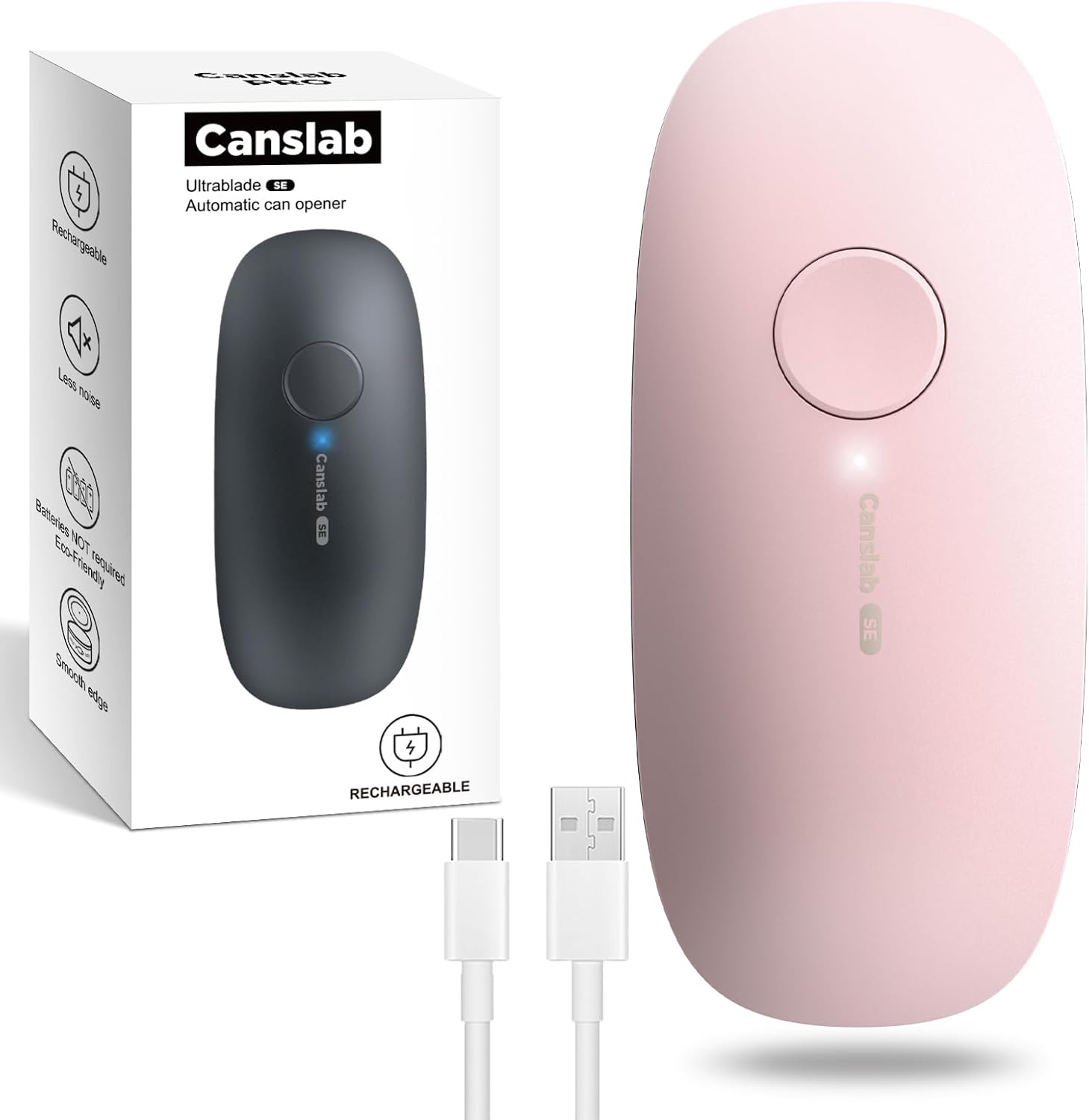 Canslab Ultrablade SE Pink Electric Can Opener 1
