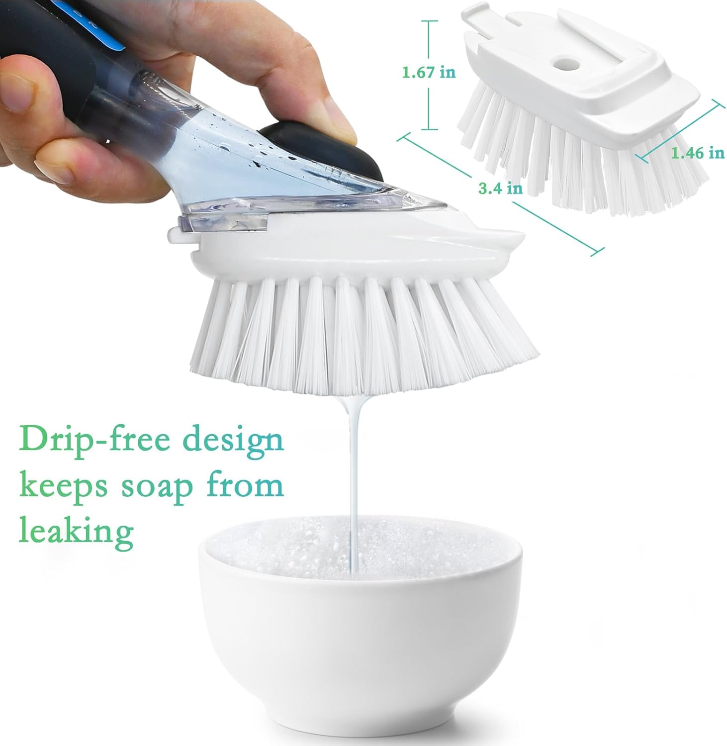 Shadowgallery OXO New Soap Dispensing Brush Refill 4 Pack