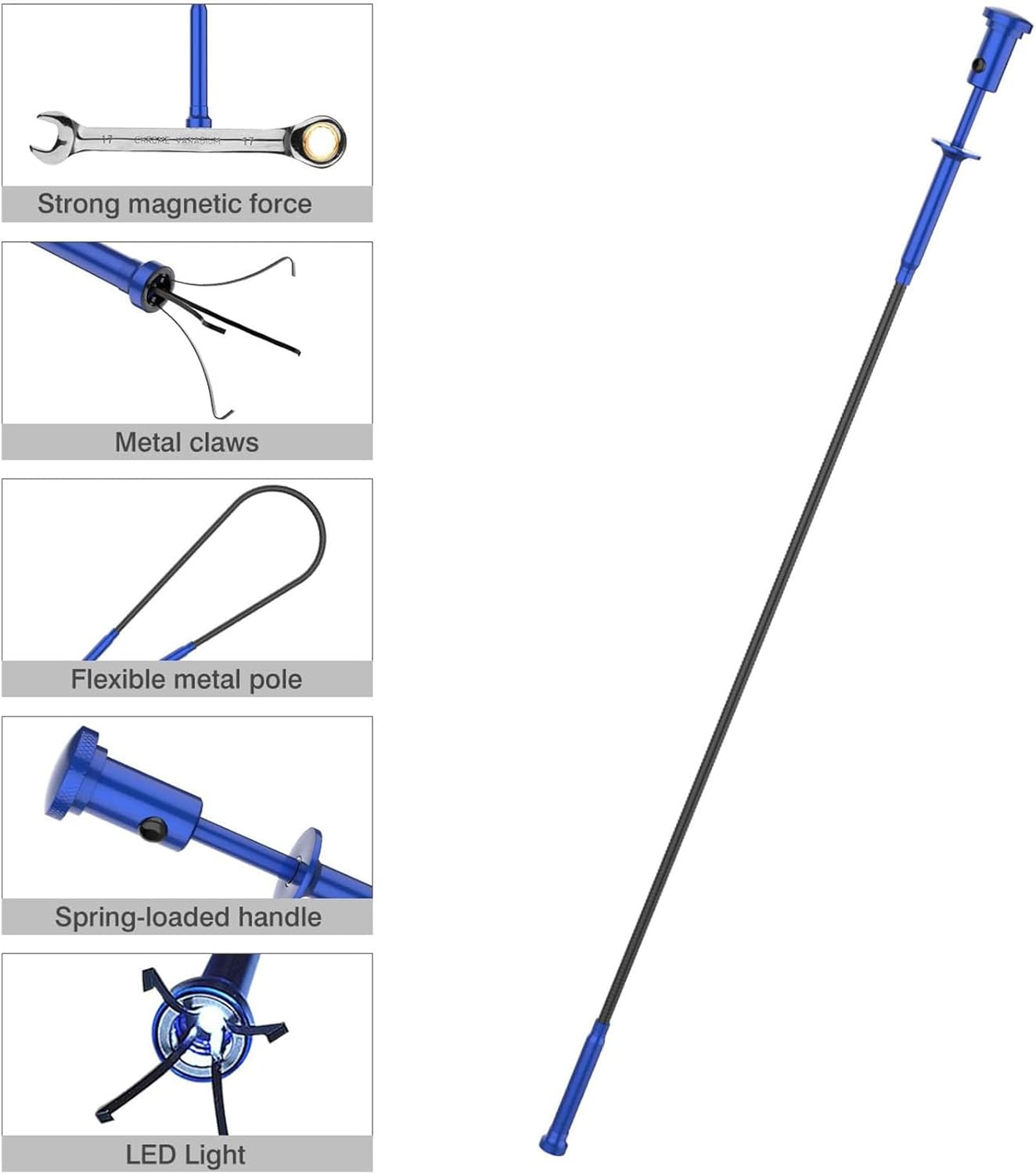 Housolution Grabber Tool with LED Lights 1