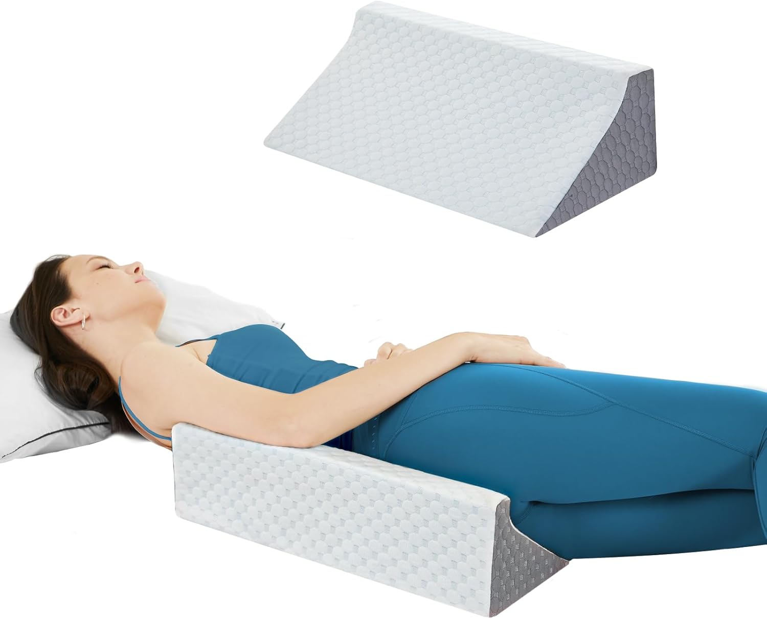 Wedge Pillow for Side Sleepers Back Pain Relief Support