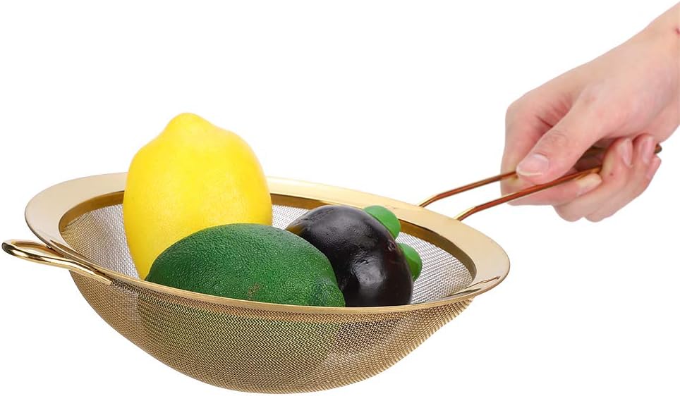 JOROBURO Fine Mesh Strainer Set with Long Handle