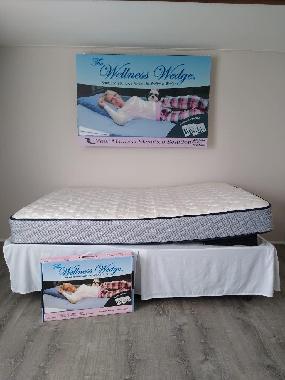 Wellness Wedge Two Pack Bed Wedge for Acid Reflux Relief