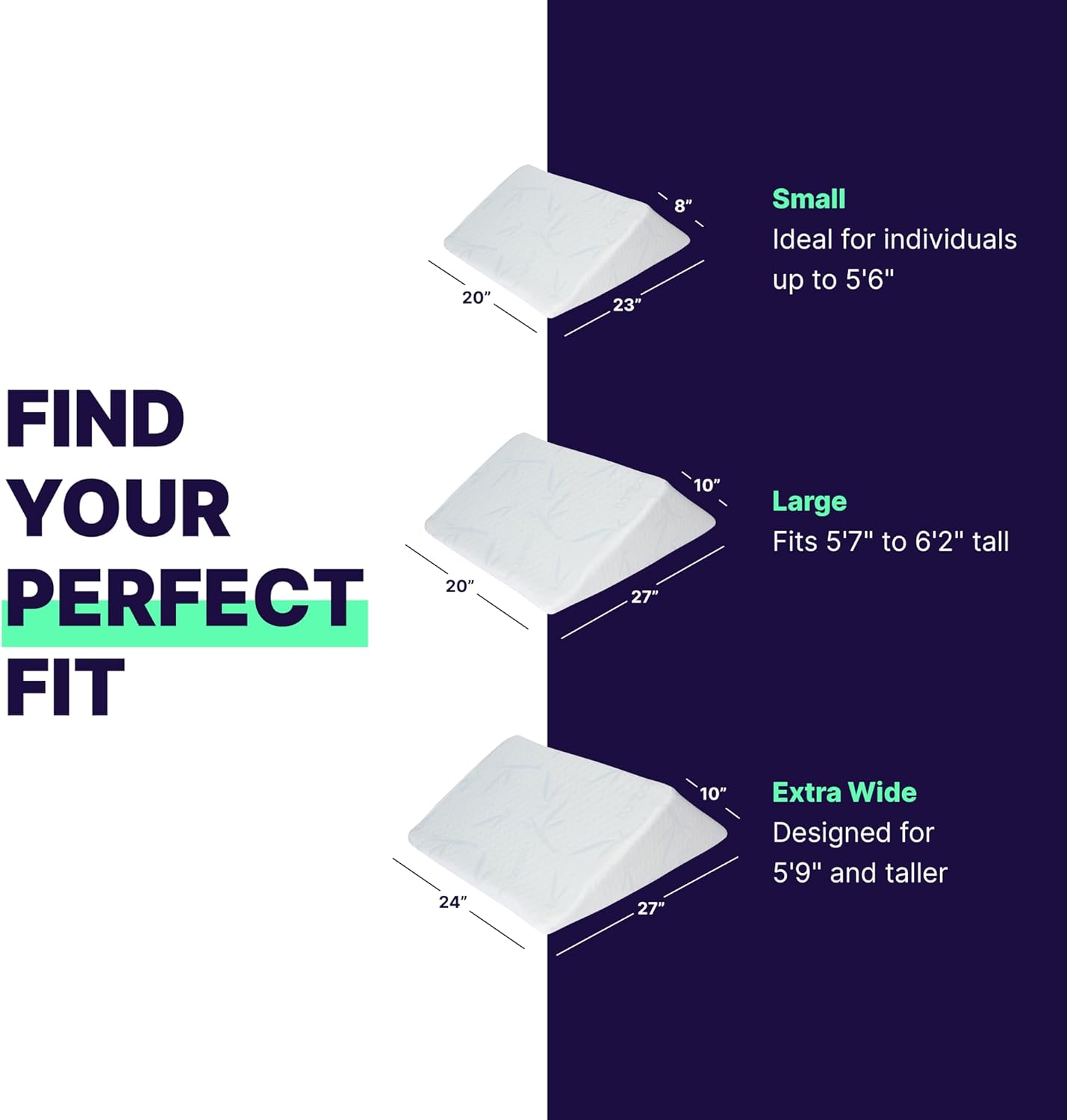 Back Support Systems Angle Wedge Pillow for Sleeping 1