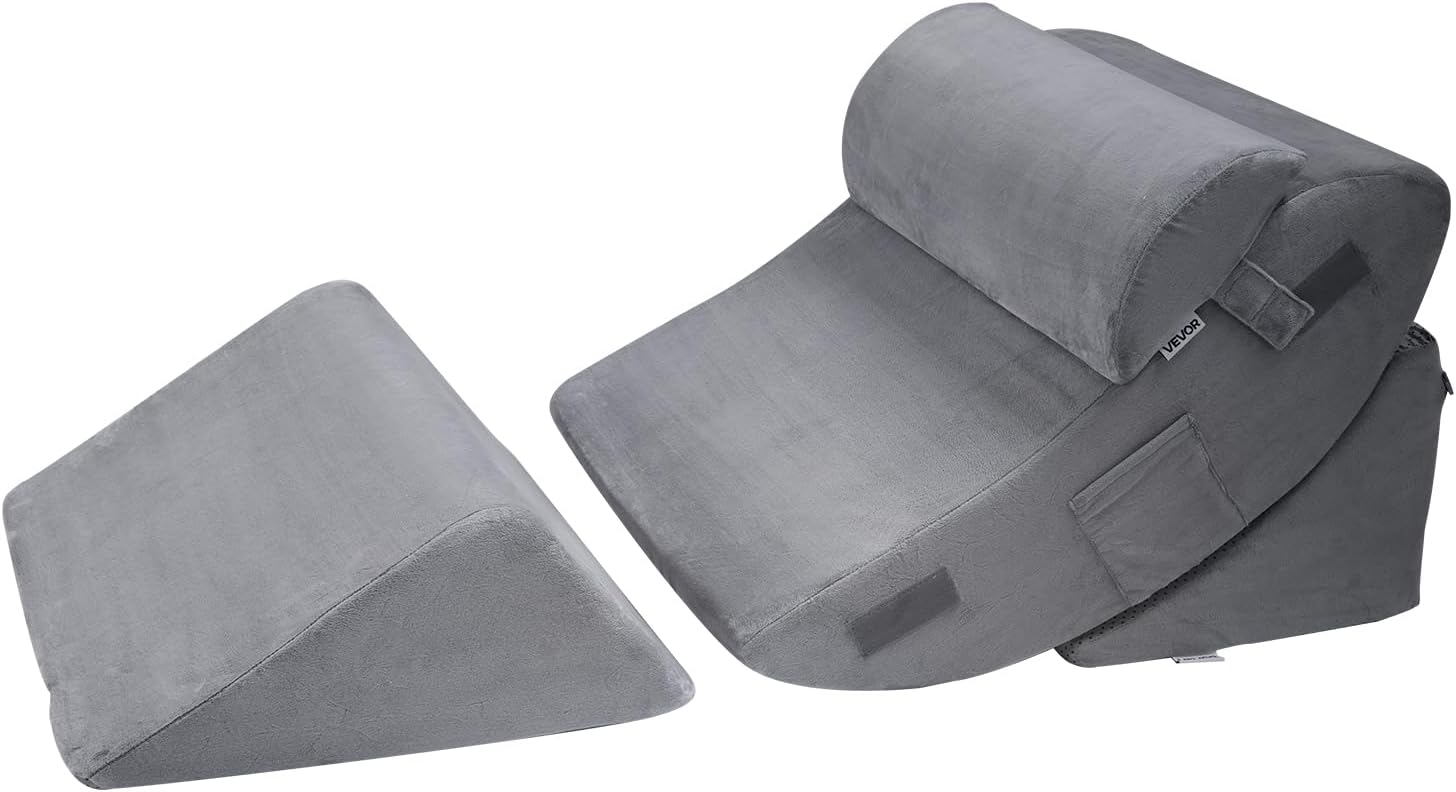 VEVOR 4Pc Adjustable Orthopedic Wedge Pillow Set