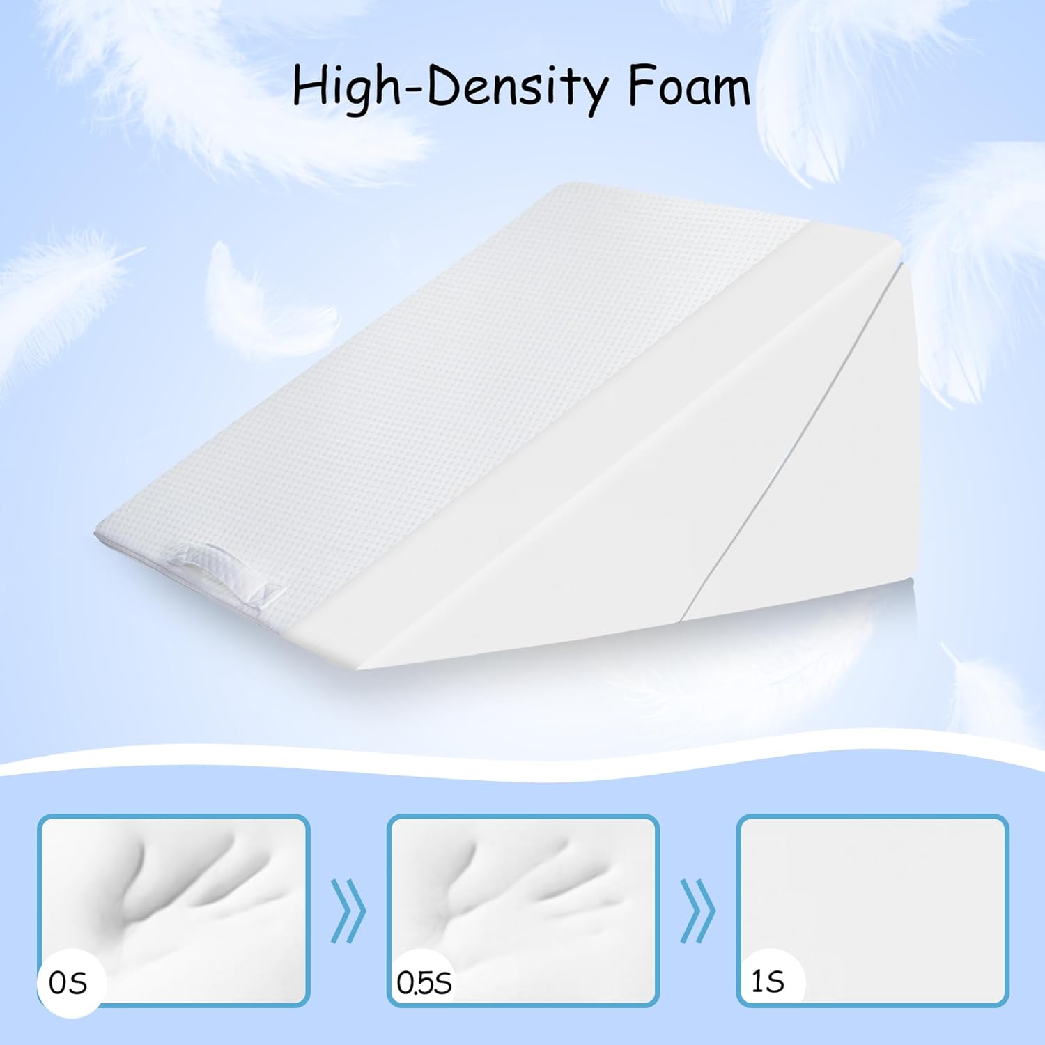 Jakoola 7-in-1 Adjustable Bed Wedge Pillow 1