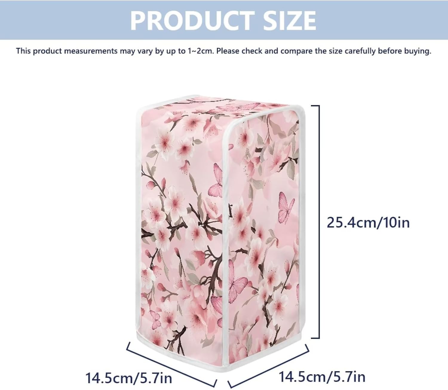 CREAMIC Cherry Blossom Can Opener Dust Cover Protector
