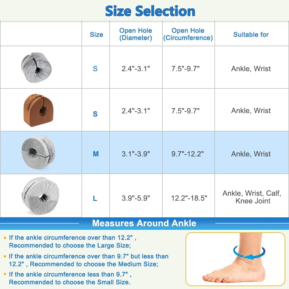 Zelen Foot Support Pillow for Ankle and Heel Relief