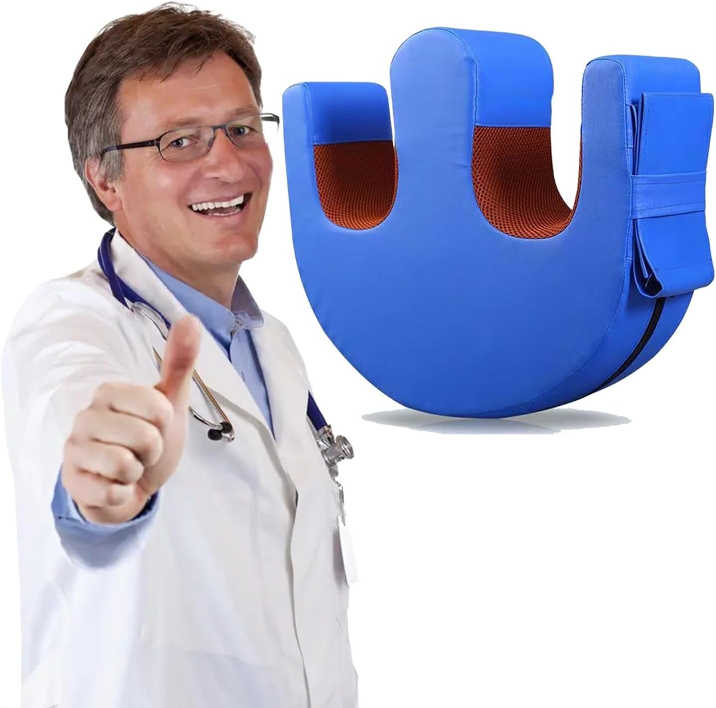 HAIXHX Waterproof U-Shaped Turning Pillow for Elderly Patients