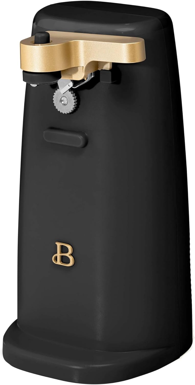 Electric Can Opener by Drew Barrymore - Stainless Steel Blade Auto-Turn Feature