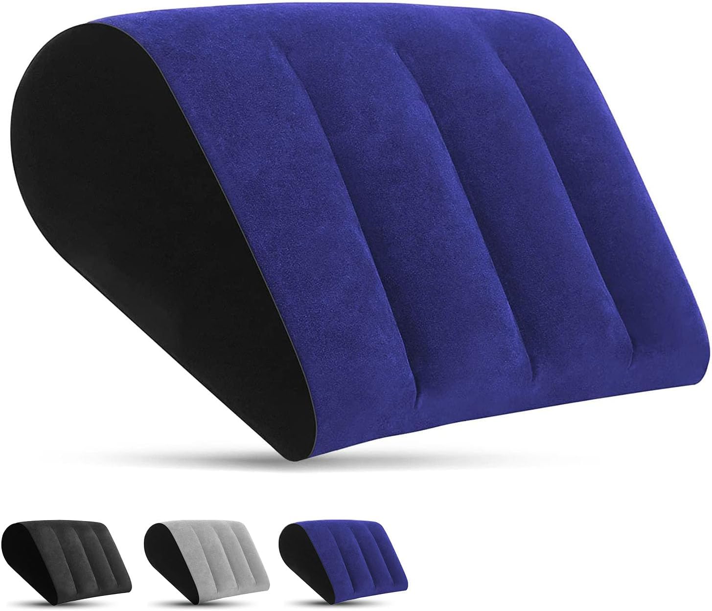 Portable Wedge Pillow Inflatable Cushion - Blue
