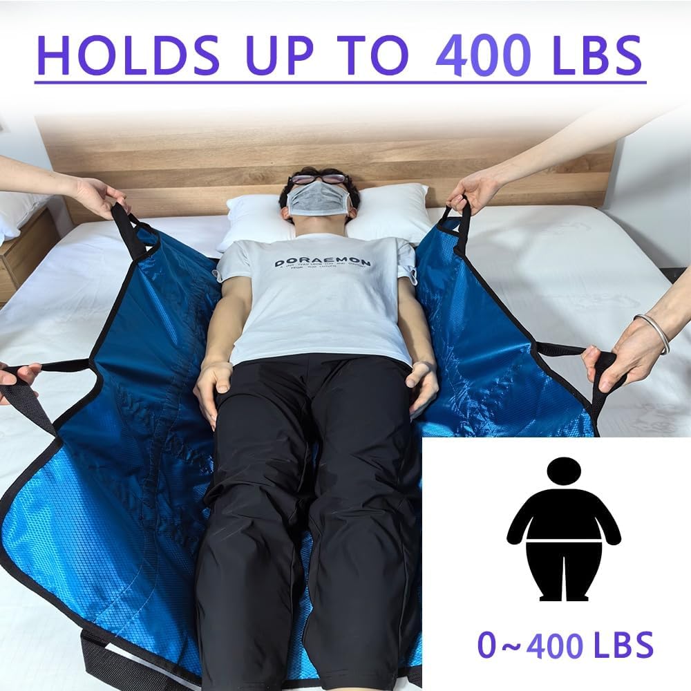 2 Pack Positioning Bed Pad with Handles 48x40 1