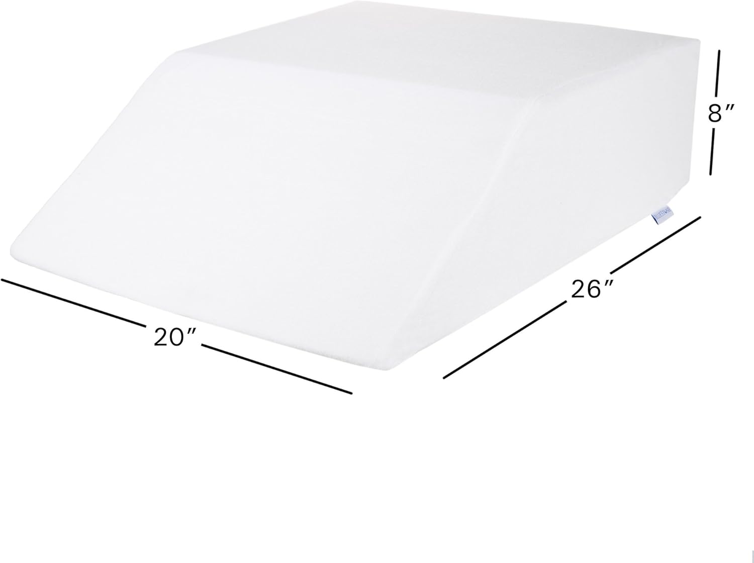 Bluestone Wedge Pillow for Sciatica Relief and Spine Alignment