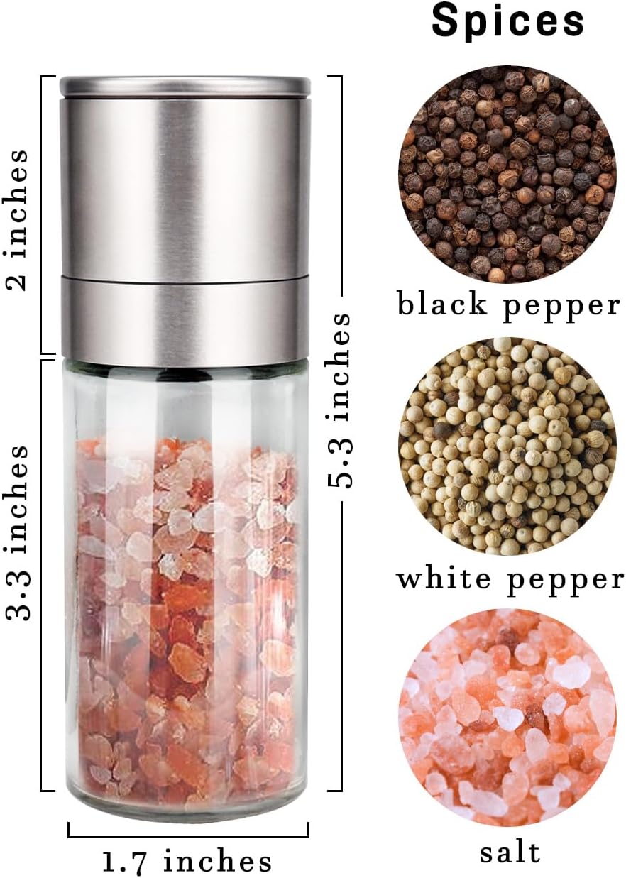 Gulex Salt Grinder Pepper Mill Adjustable Coarseness 1