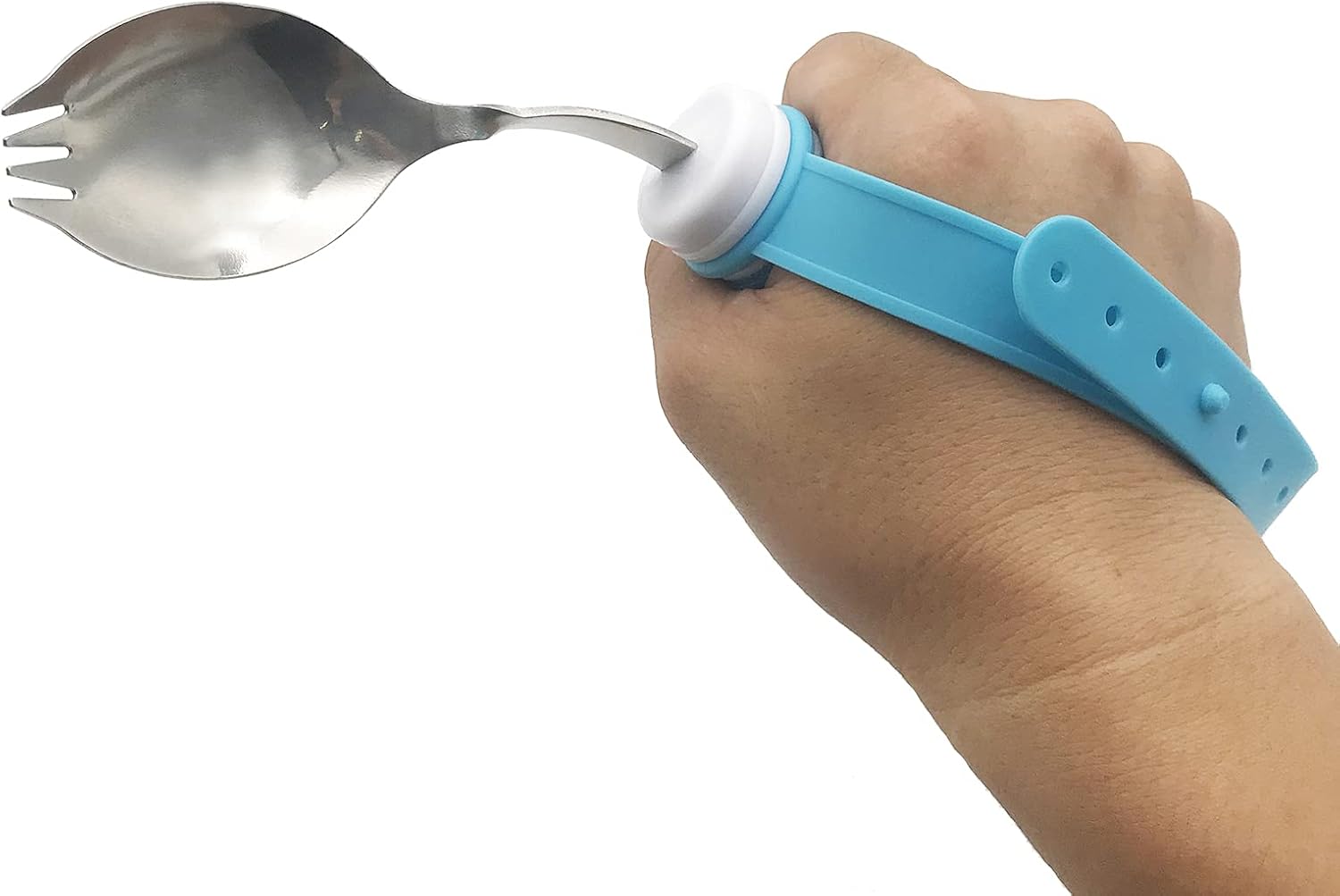 DOPHO Flexible Spork with Adjustable Strap and 360 Rotatable Design
