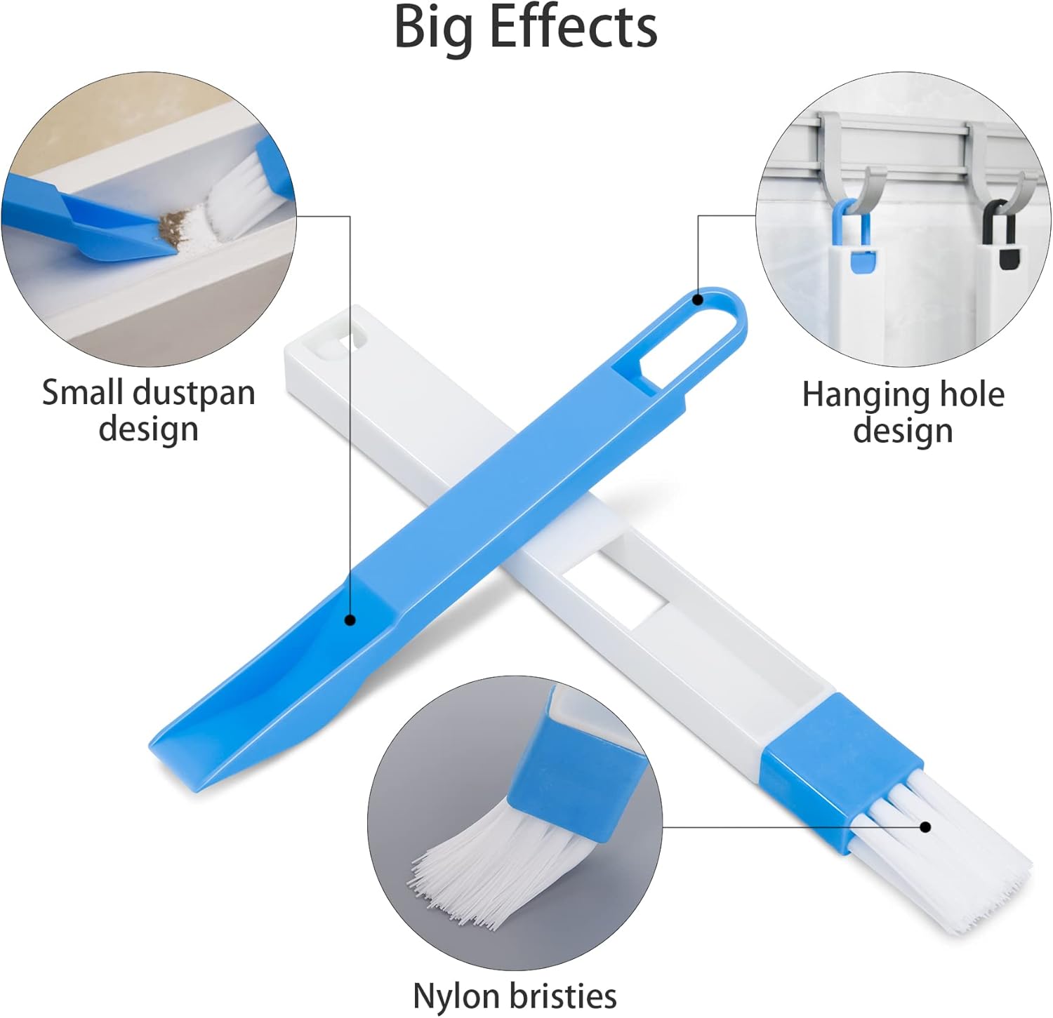 Aivwis Crevice Cleaning Brush for Windows Tracks and Gaps