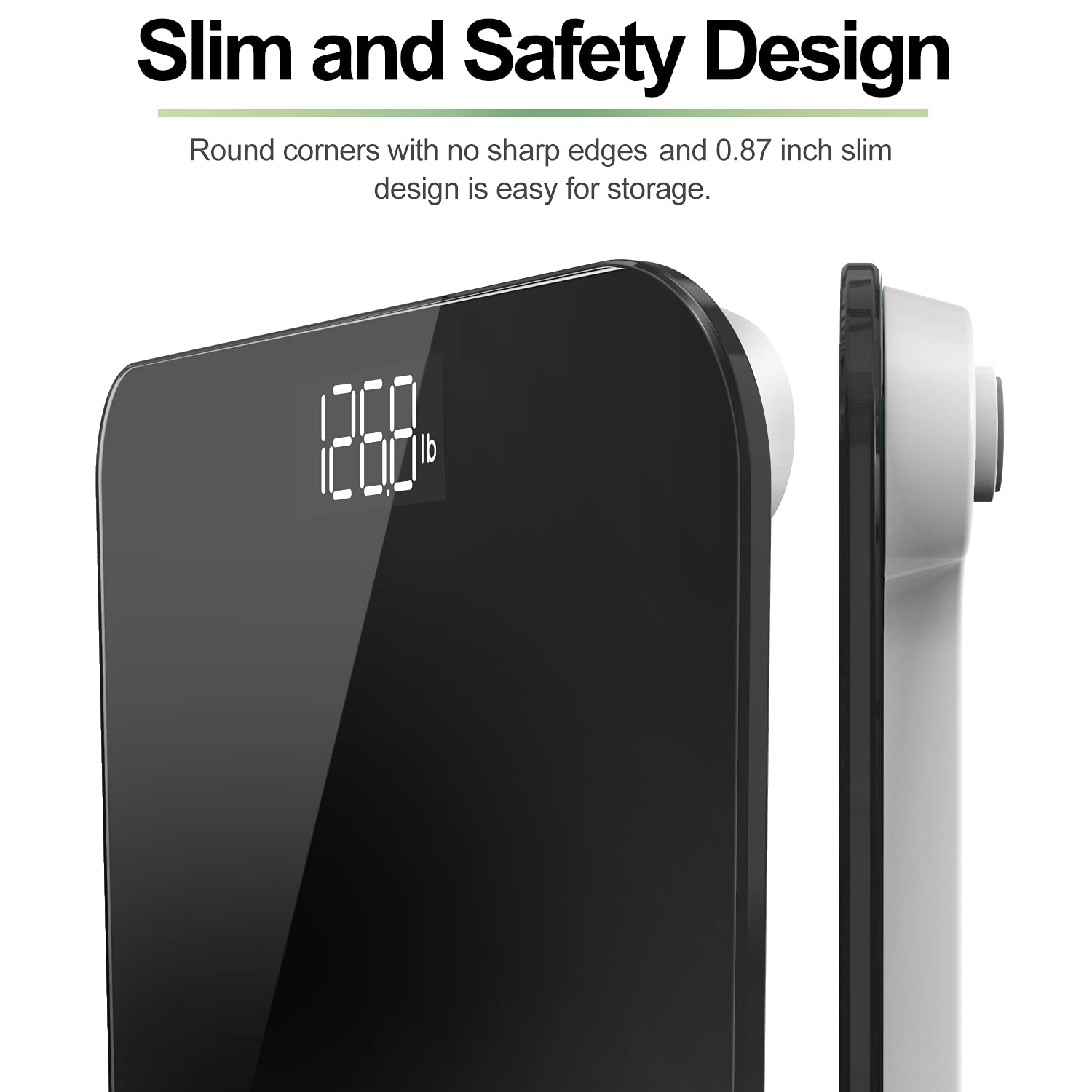 RENPHO Digital Bathroom Scale with Backlit LED Display
