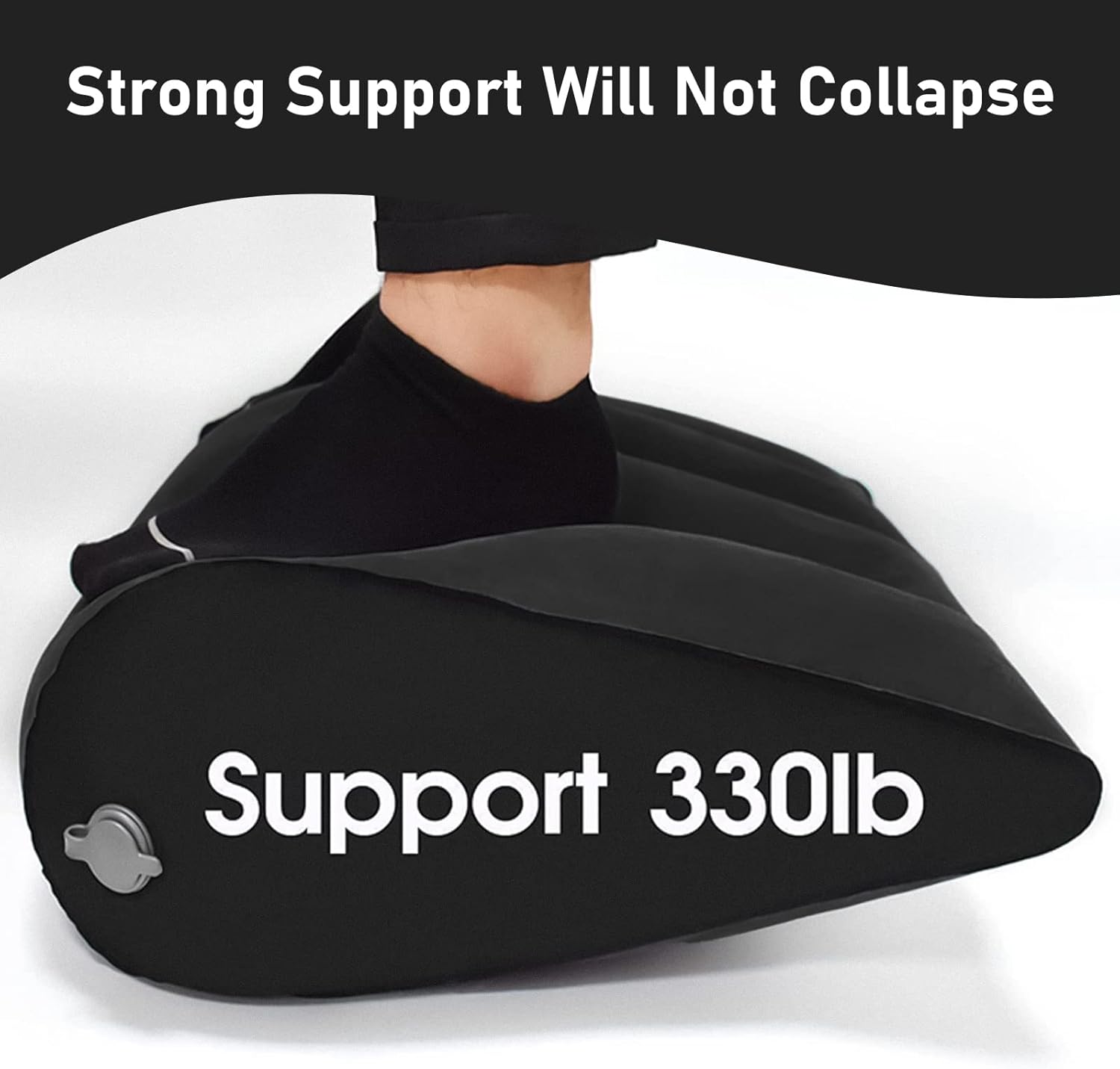 Portable Inflatable Wedge Pillow - Lightweight for Sleep Apnea Relief and Travel