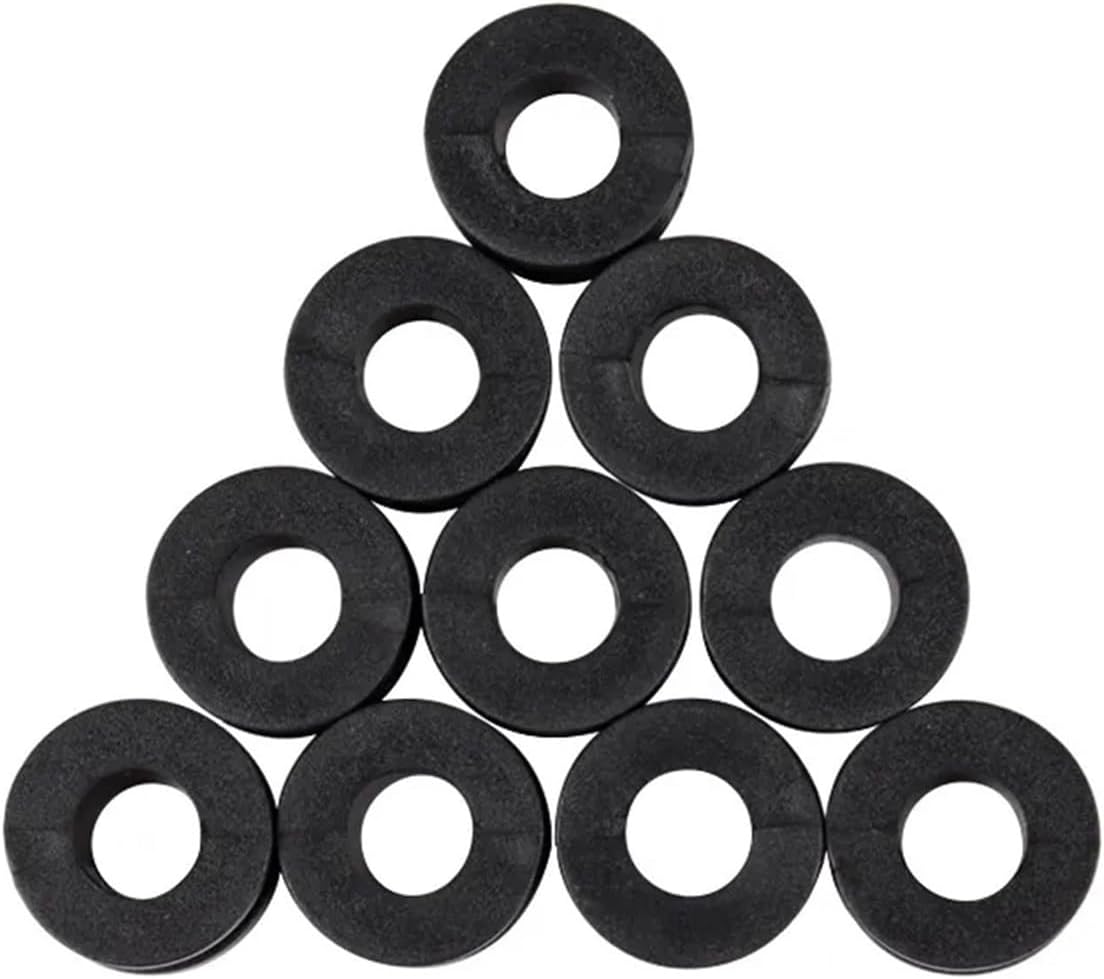 10Pcs 6mm Motorcycle Rubber Grommets Bolt Set