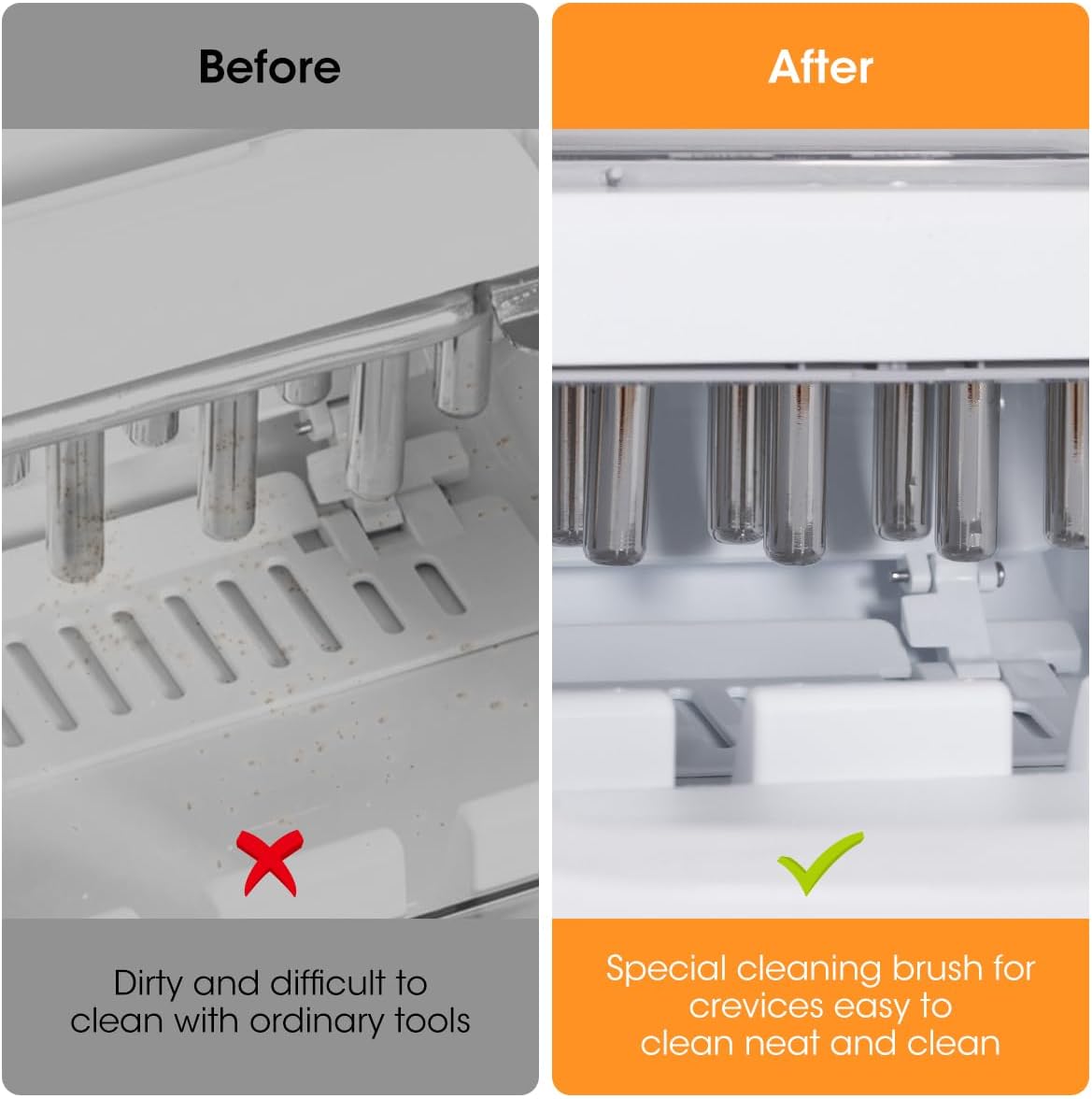 AIEVE Ice Machine Cleaner Brush Set 10 Pcs