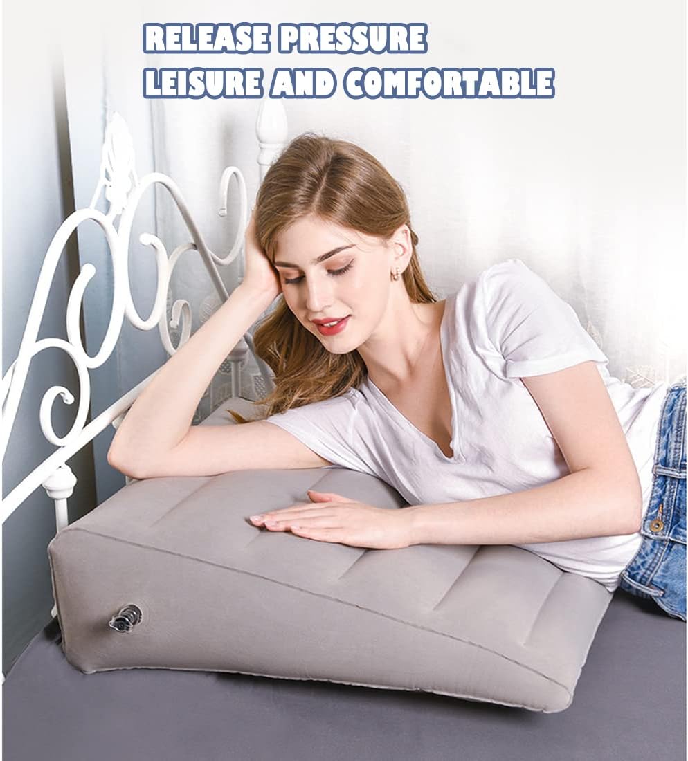VOPHIA Inflatable Wedge Pillow - Grey