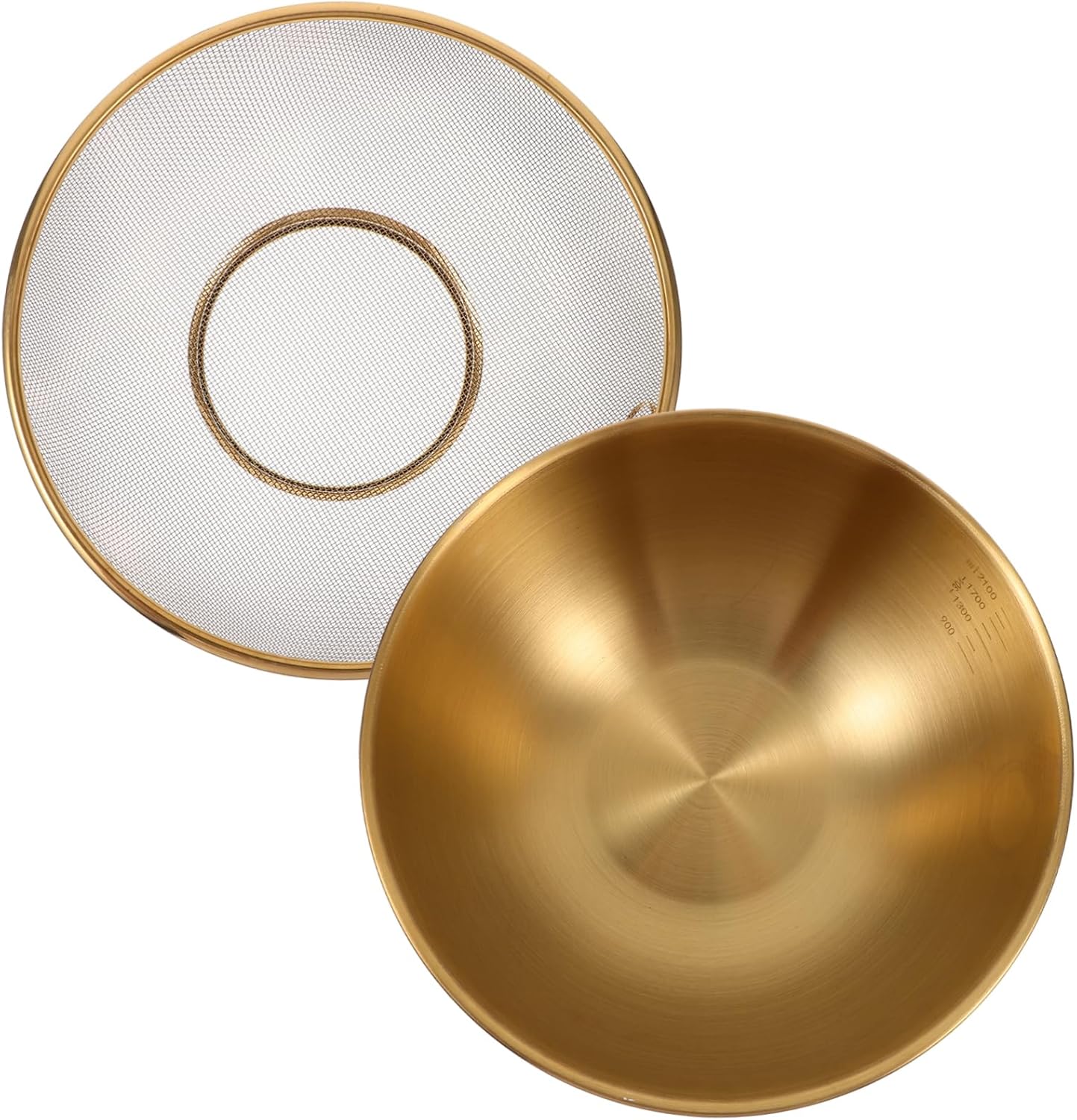HOLIDYOYO 1 Set Colander with Mixing Bowl