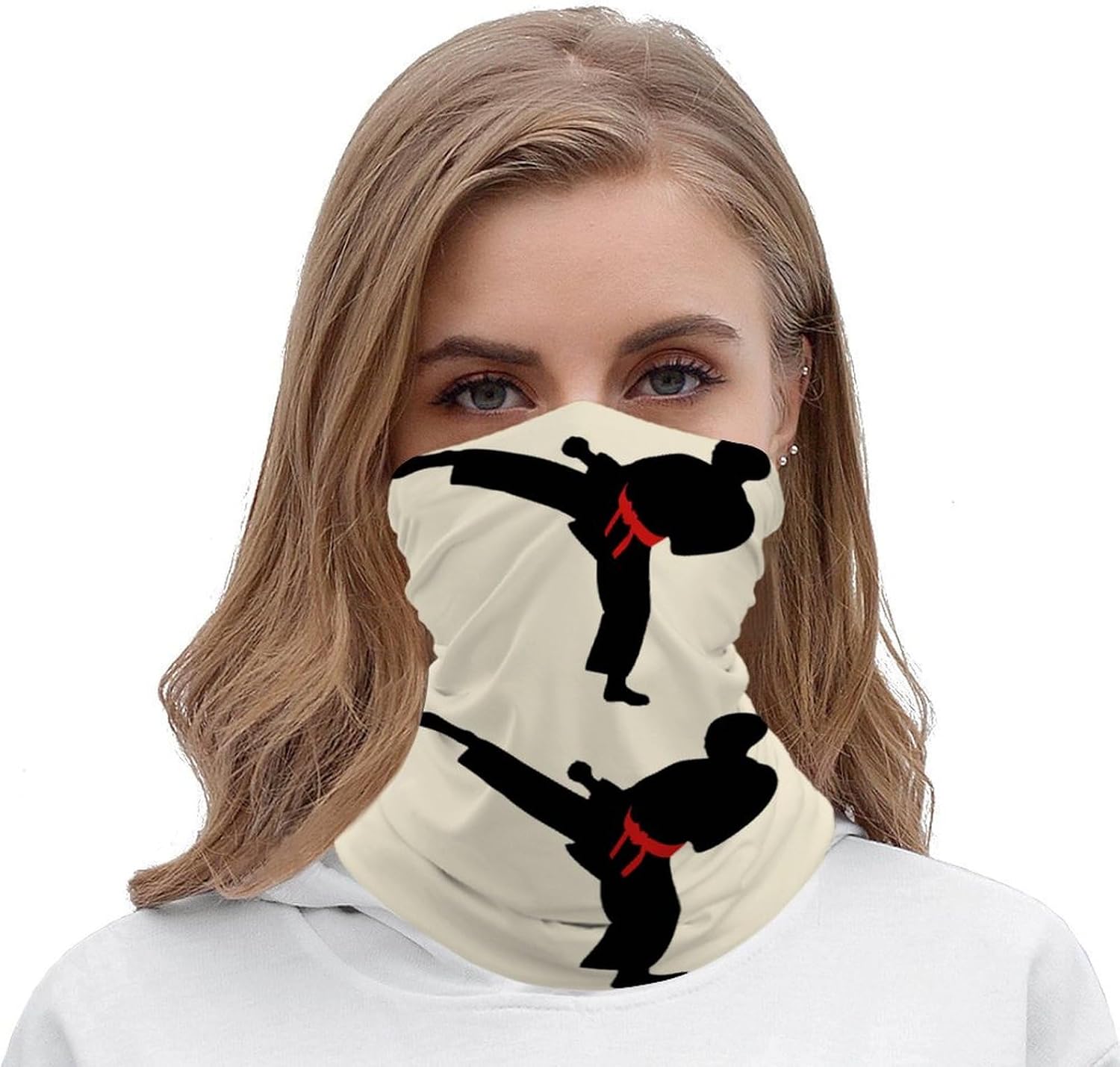 Karate Boy Changeable Belt Color Face Mask