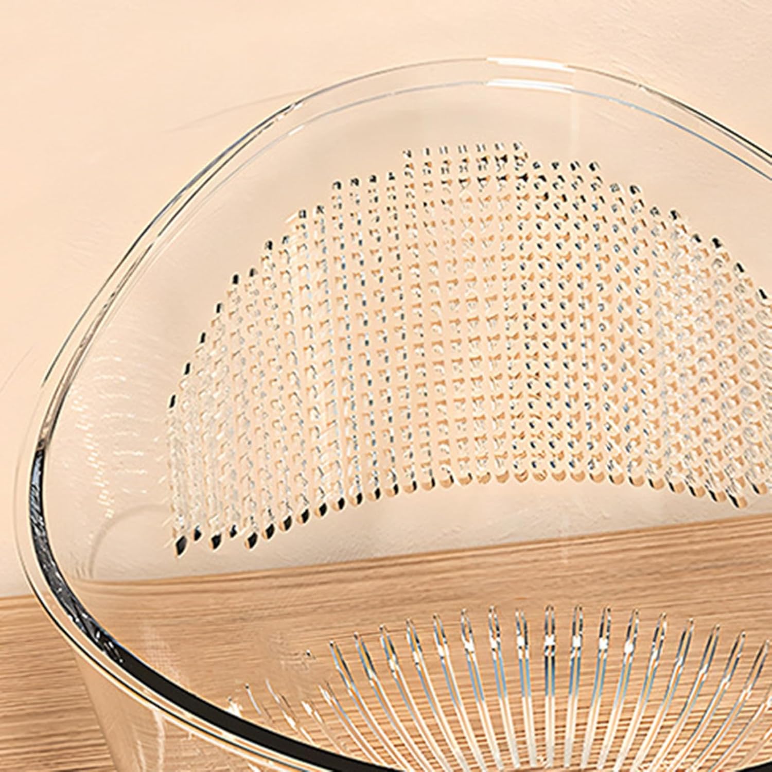 Meideli Rice Washer Strainer Bowl with Handle