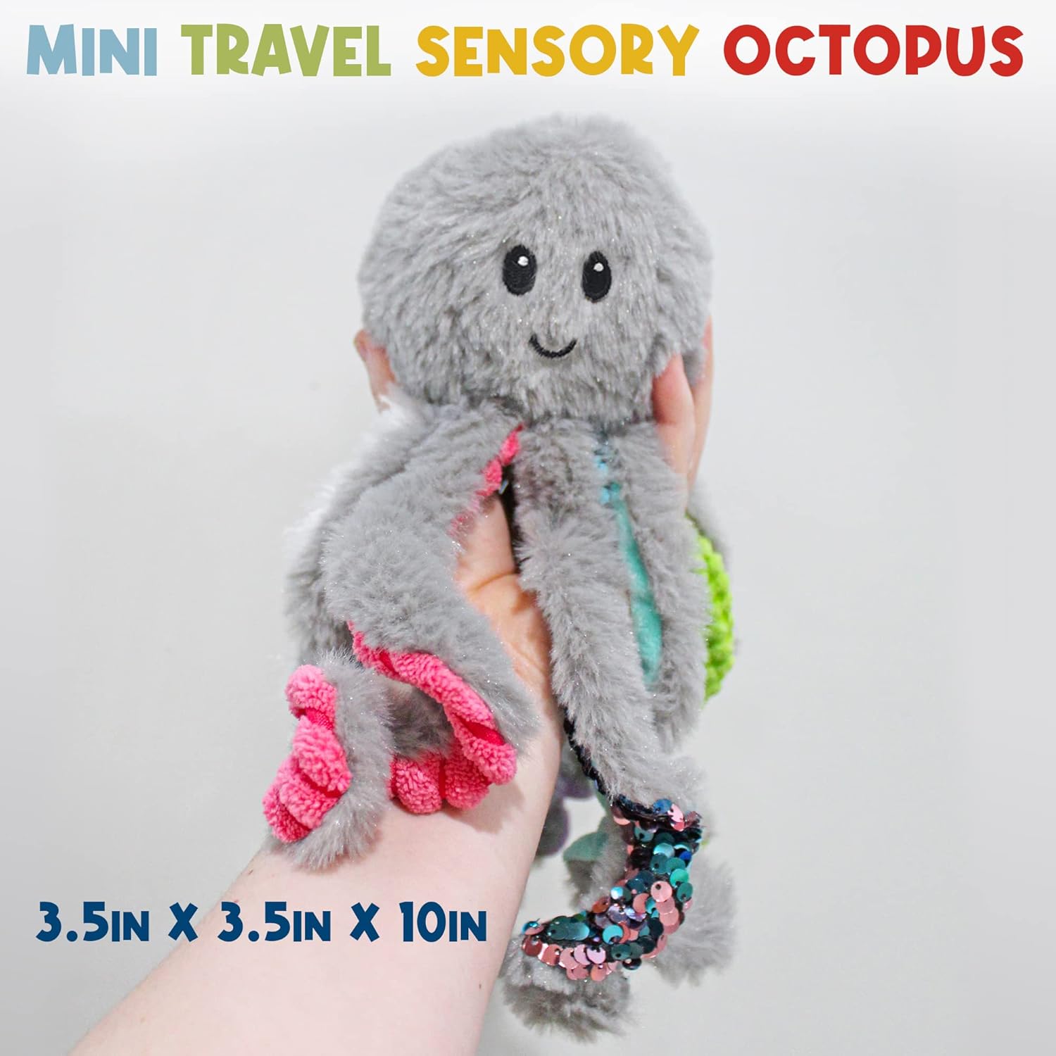 Baby Quiggly Mini Sensory Octopus Plush Toy