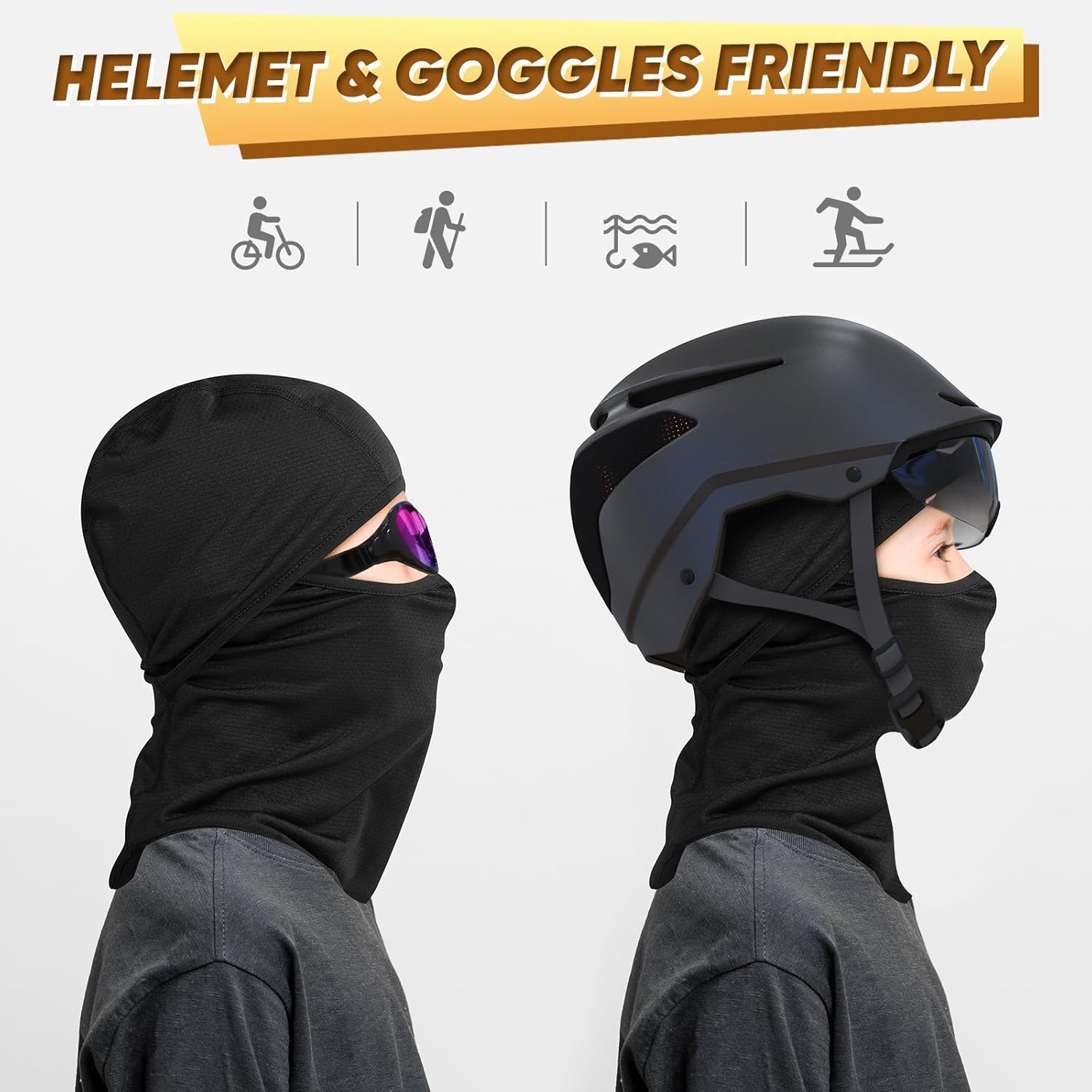 Kids Balaclava Face Mask UV Protector Windproof