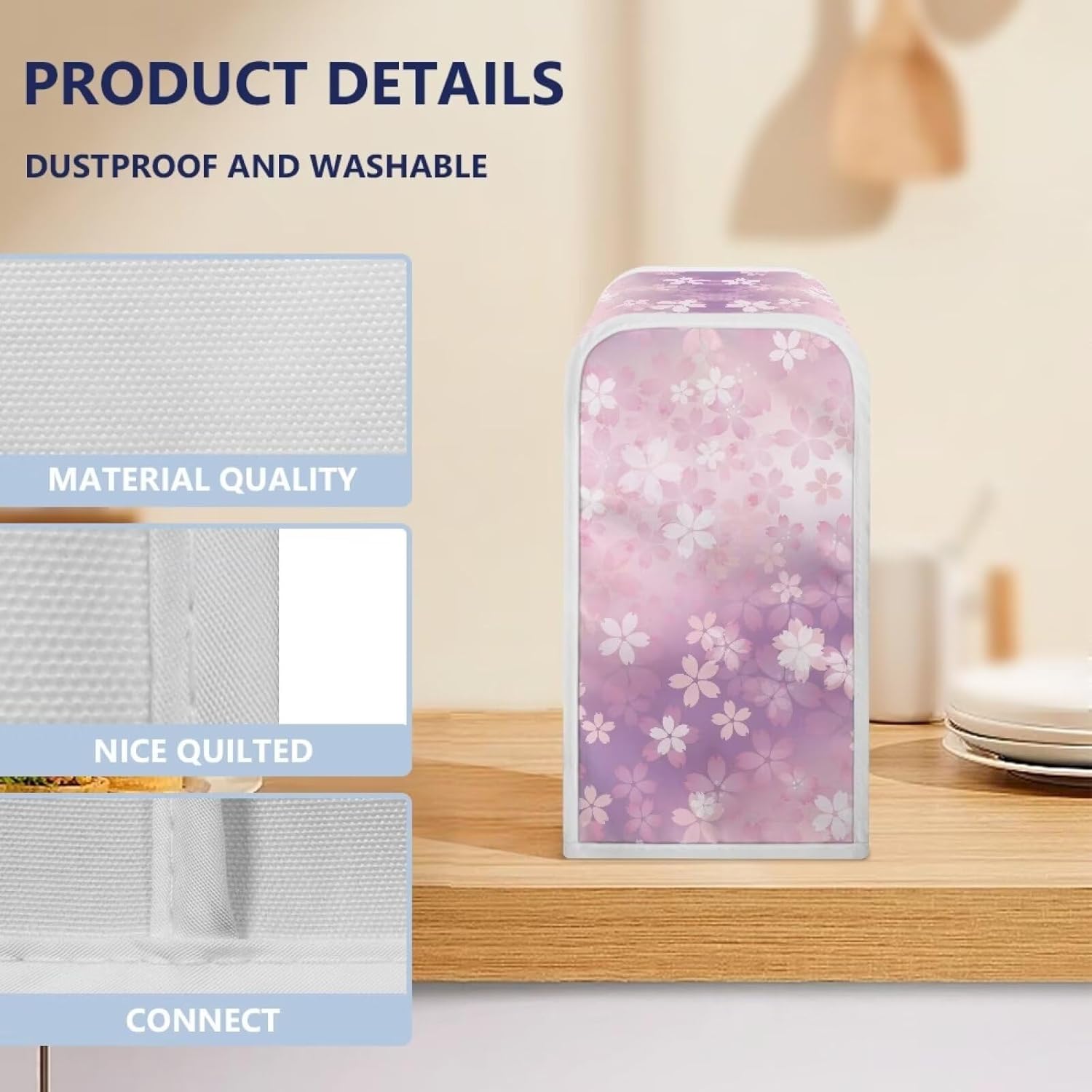 Cherry Blossom Electric Can Opener Dust Cover 1
