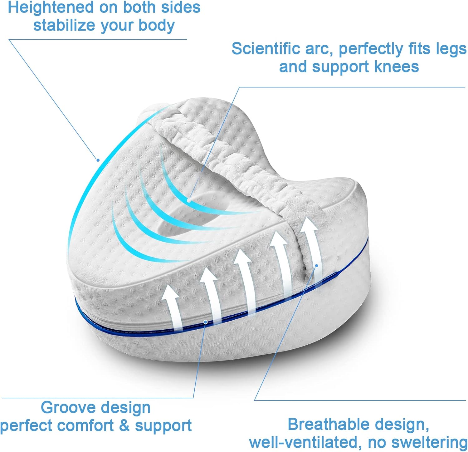 Vertdens Leg Pillow for Side Sleepers Back Pain Relief