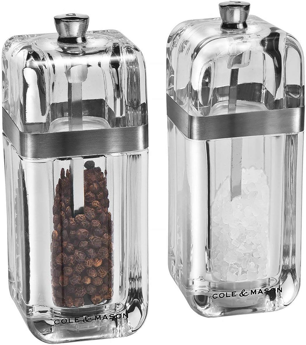 Cole Mason Precision Kempton Salt Pepper Shaker Set