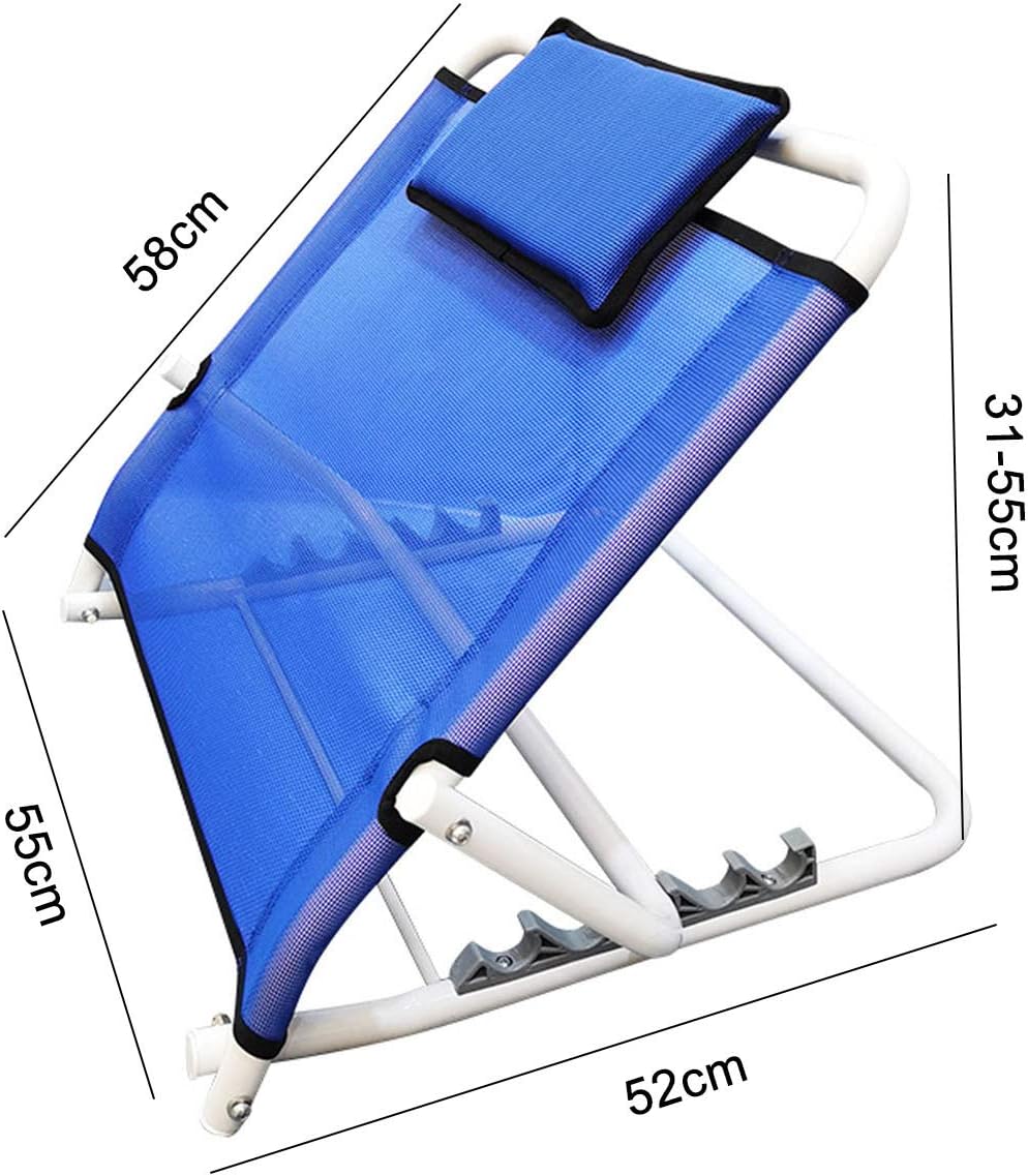 Adjustable 5 Angle Folding Backrest Chair for Elderly Comfort