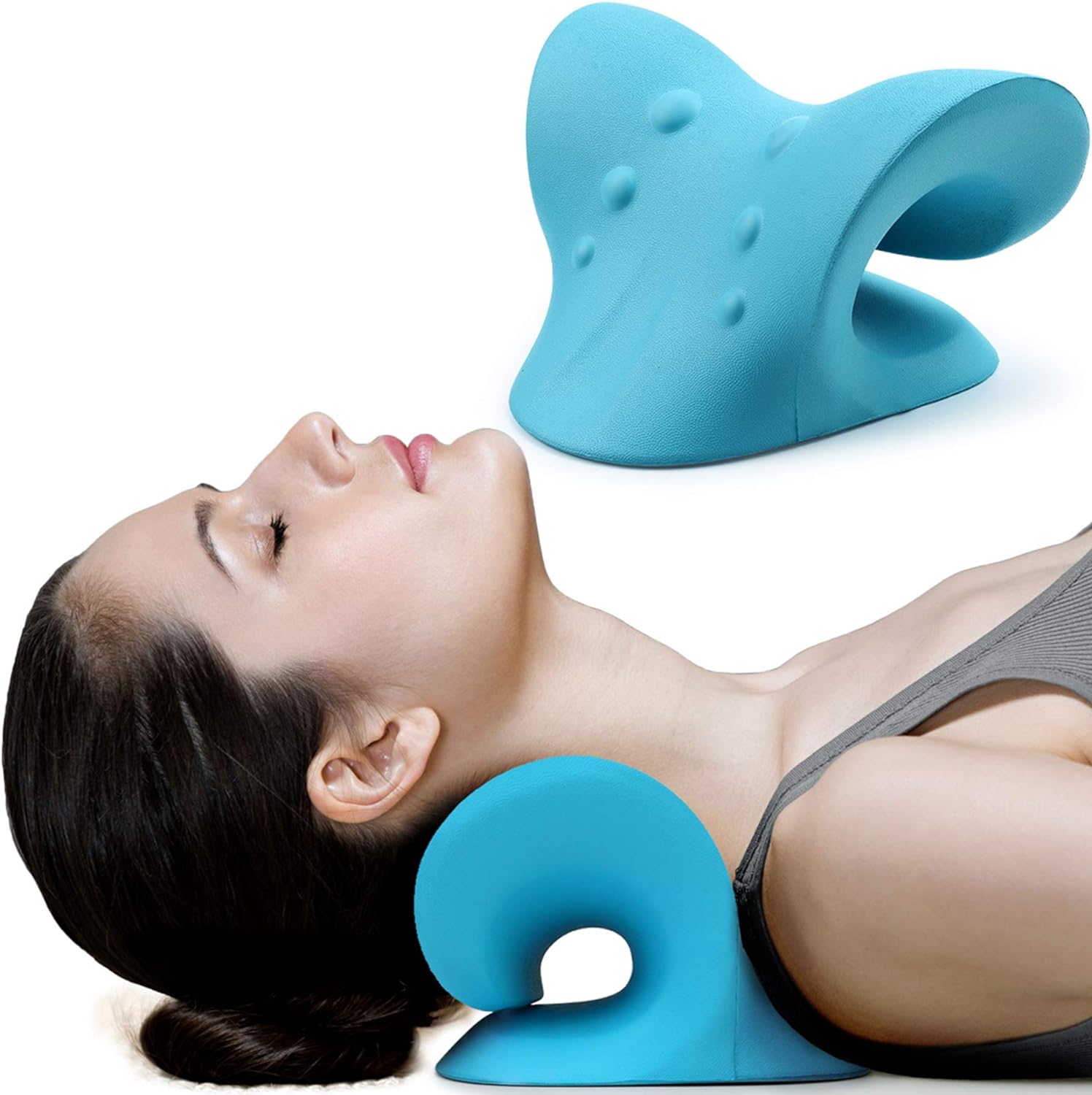 RESTCLOUD Neck and Shoulder Relaxer for Pain Relief and Spine Alignment