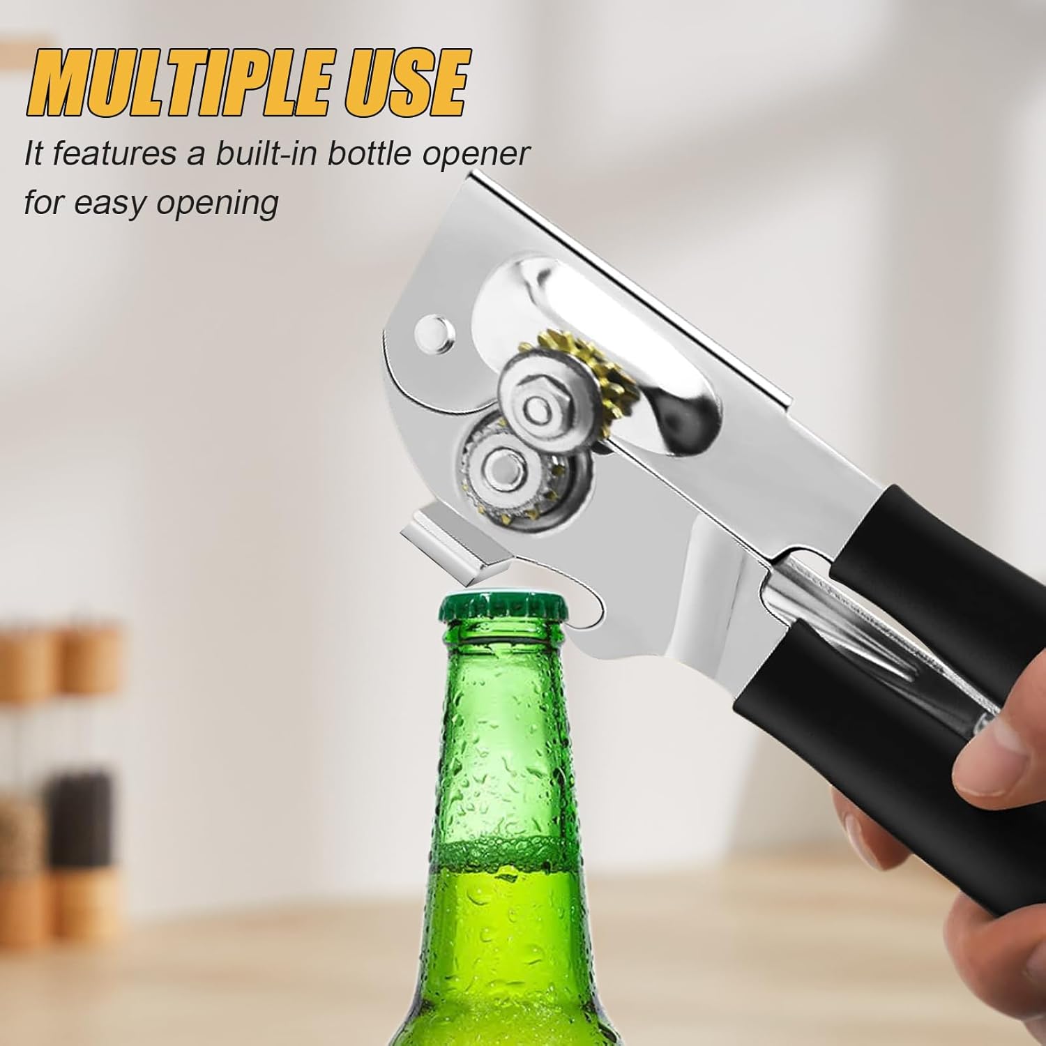 ICEKATI Manual Can Opener Heavy Duty with Magnet