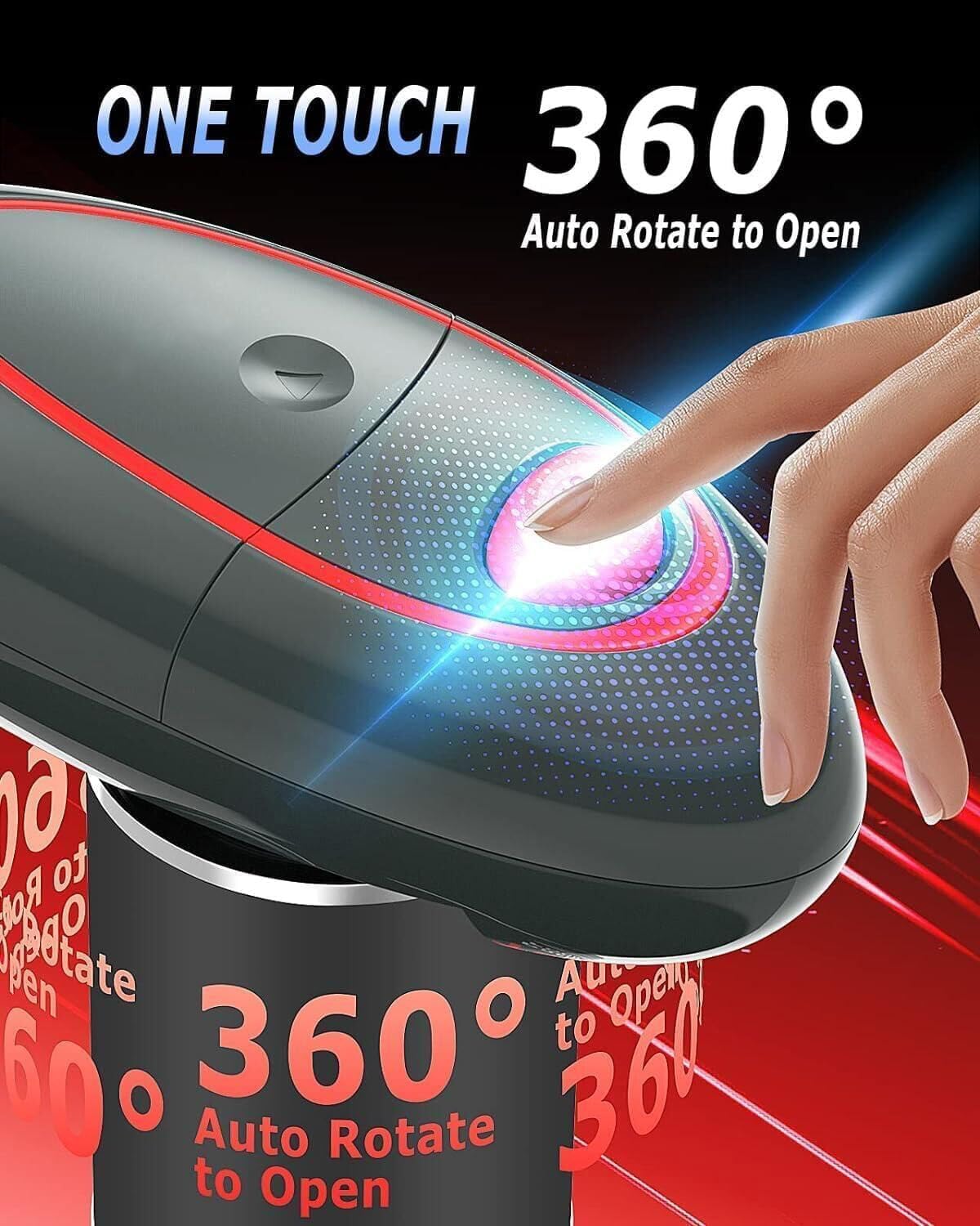 DURACELL One Touch Electric Can Opener - Arthritis Friendly Food Safe