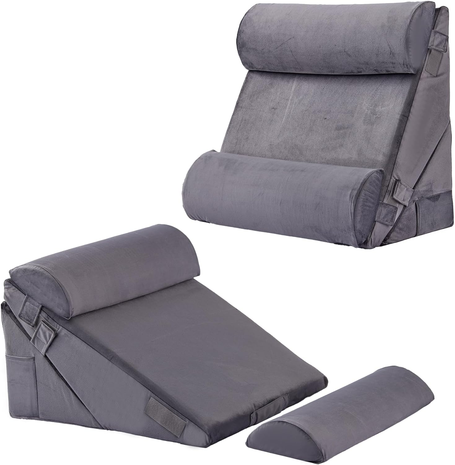 Bedluxe Adjustable 4pcs Wedge Pillow Set 1