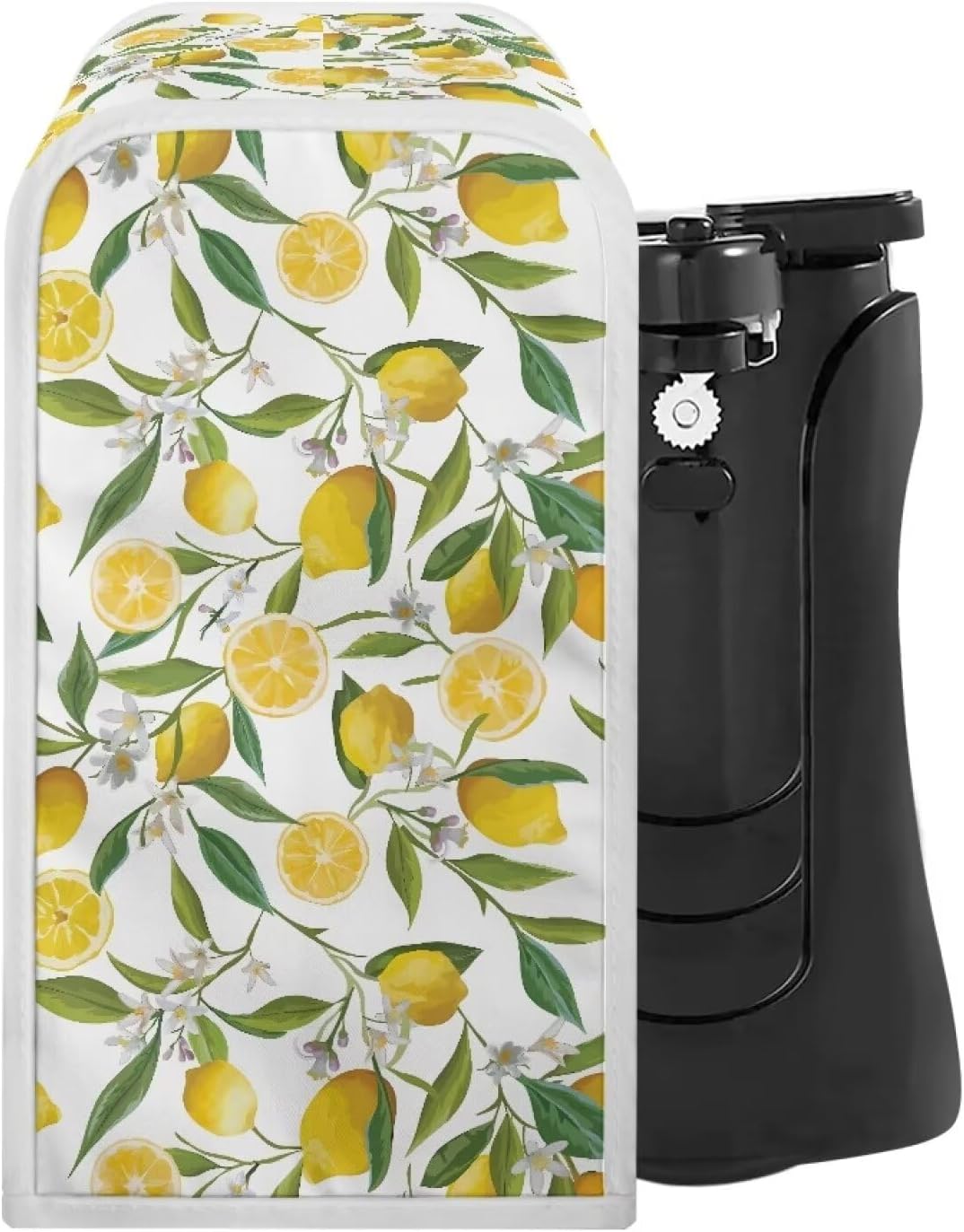 Annejudy Lemon Pattern Electric Can Opener Cover