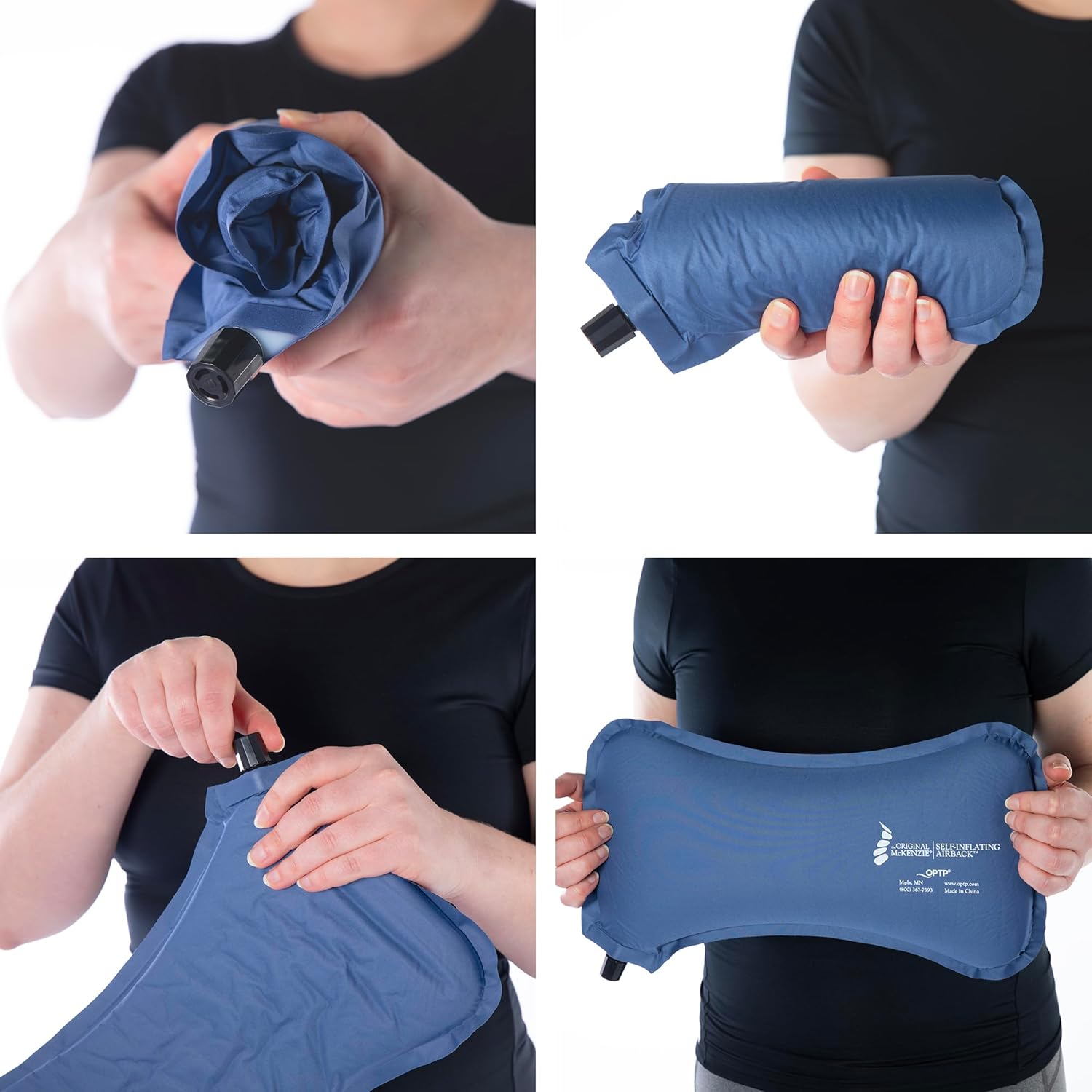 OPTP AirBack Inflatable Lumbar Support Pillow